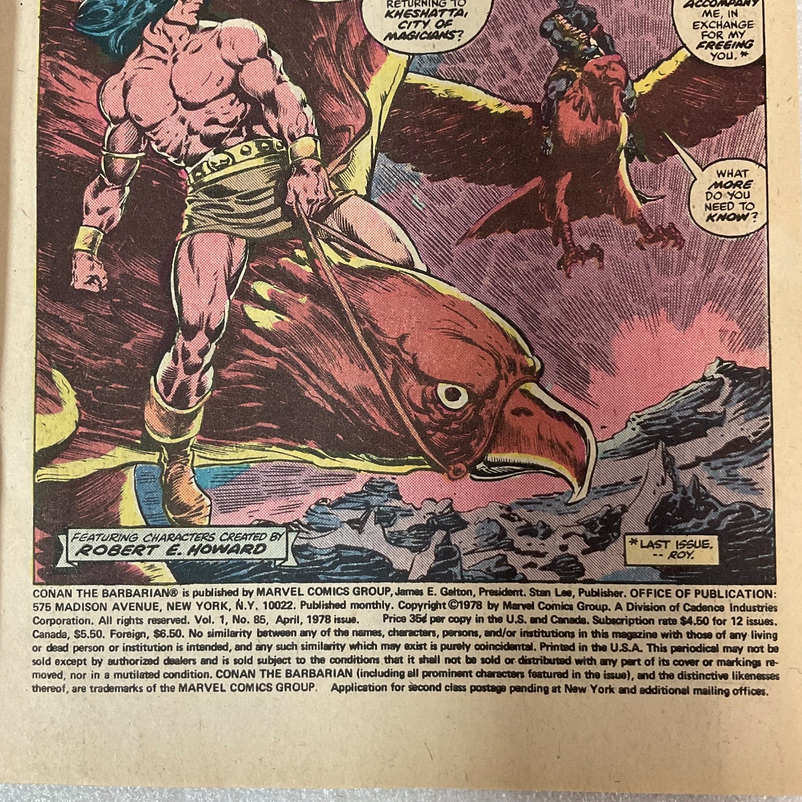 Conan the Barbarian #85 Marvel Comic 1978 Origin of Zula Swords Against Stygia - Image 12