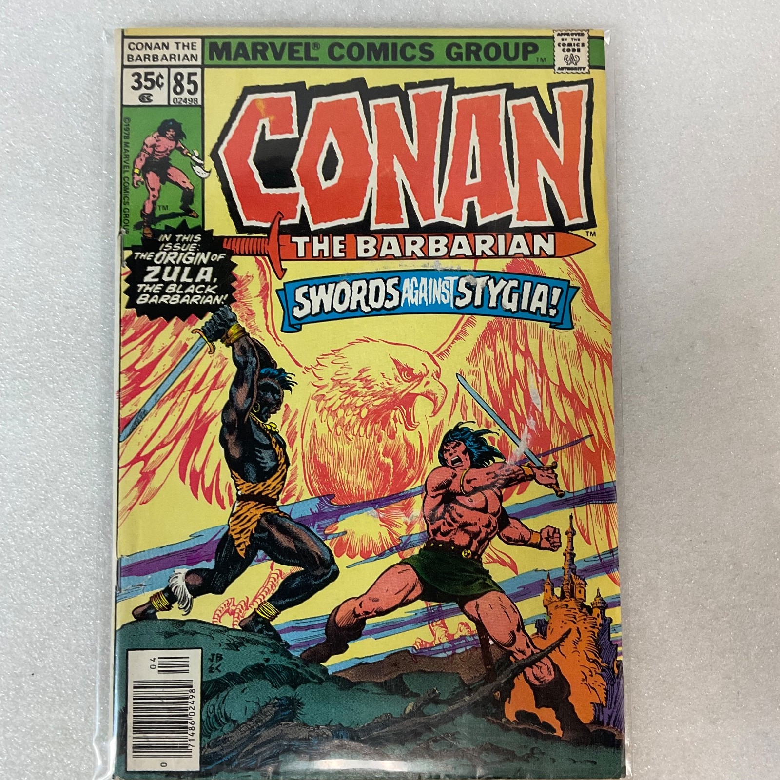 Conan the Barbarian #85 Marvel Comic 1978 Origin of Zula Swords Against Stygia - Image 13