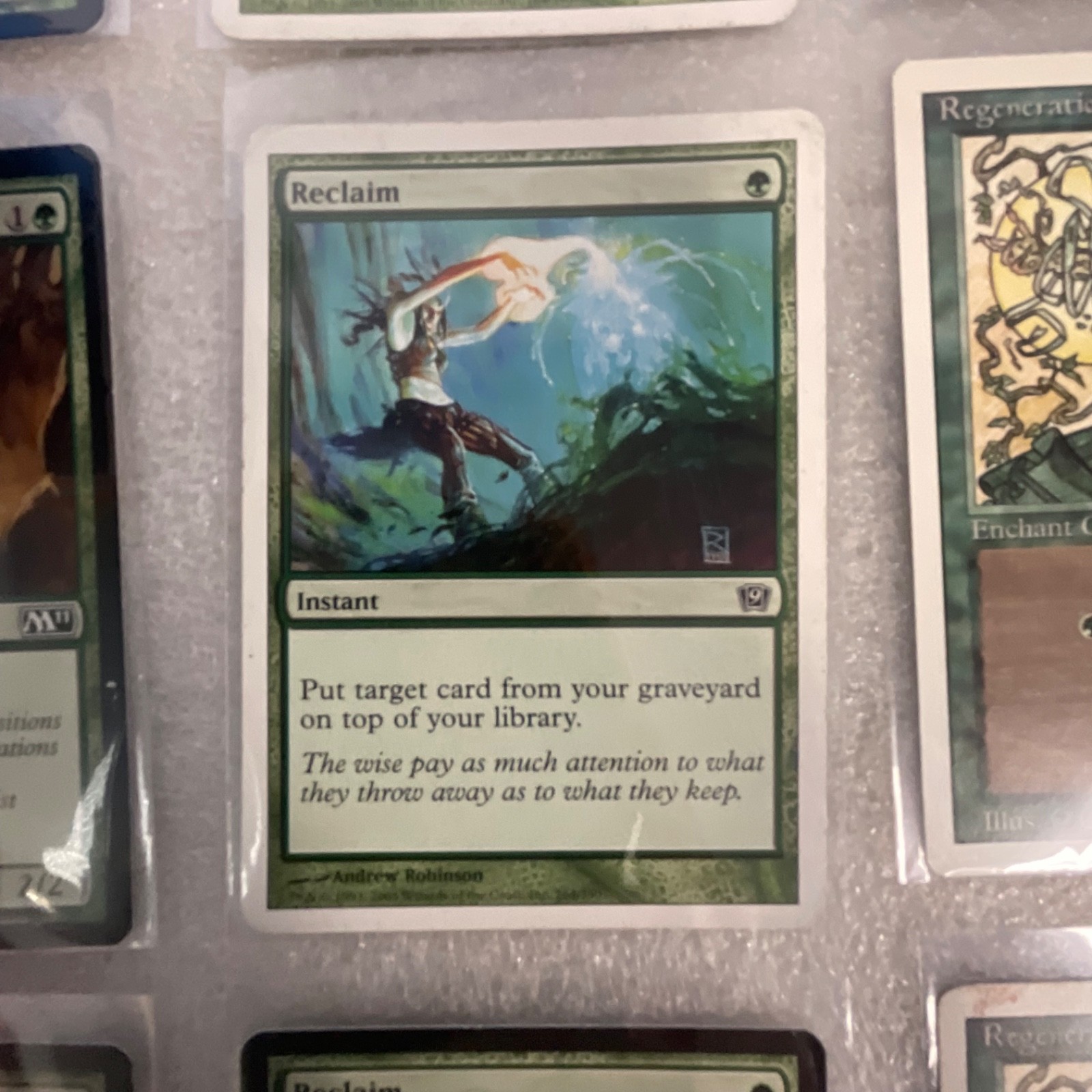 MTG 20 Card Green Lot Rampant Growth Runeclaw Bear Mixed M12 M11 - Image 12