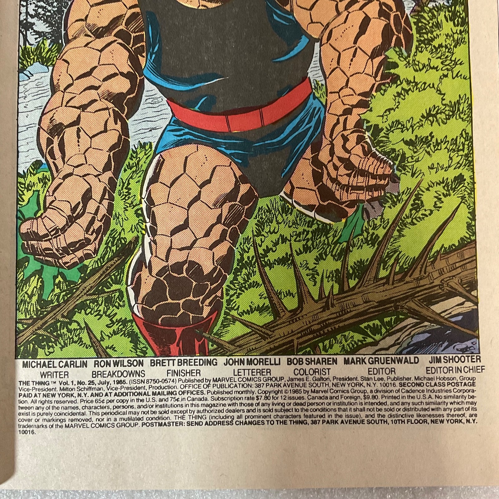 The Thing #25 Marvel Comic July 1985 Vol 1 Fantastic Four Spinoff VF/NM - Image 12