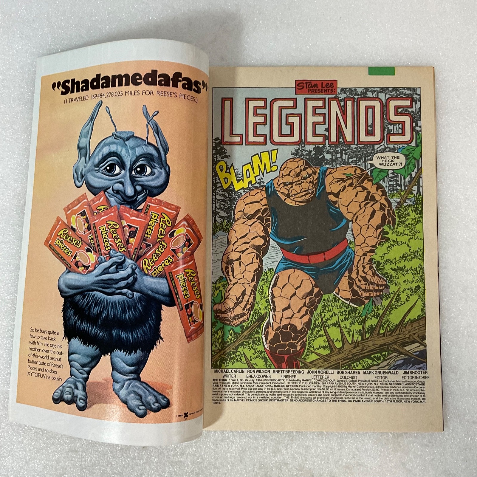 The Thing #25 Marvel Comic July 1985 Vol 1 Fantastic Four Spinoff VF/NM - Image 11
