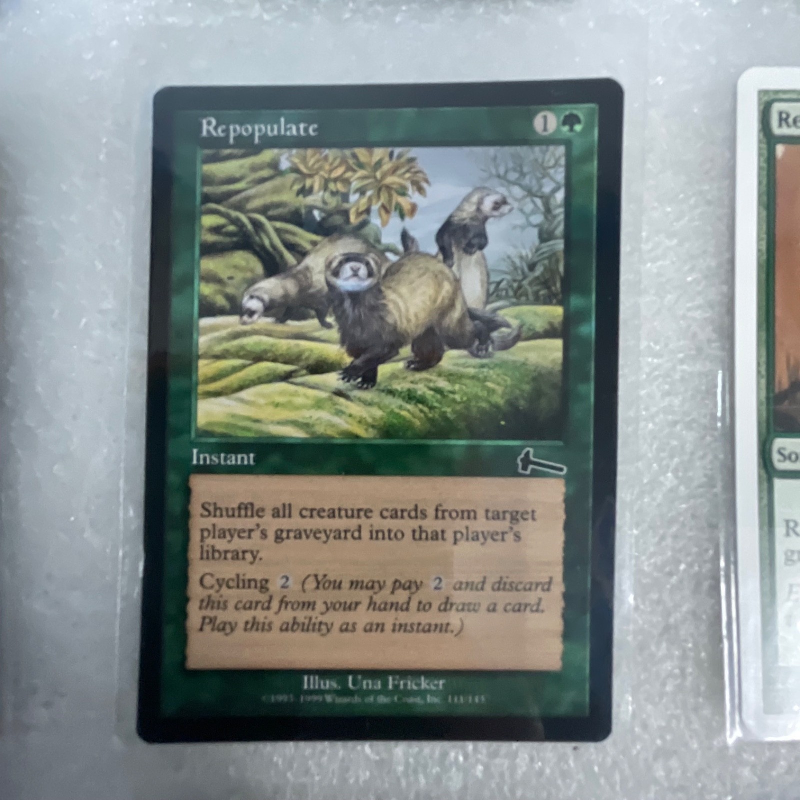 MTG 20 Card Green Lot Mixed Sets Rampant Growth Refresh Rib Cage Spider - Image 13