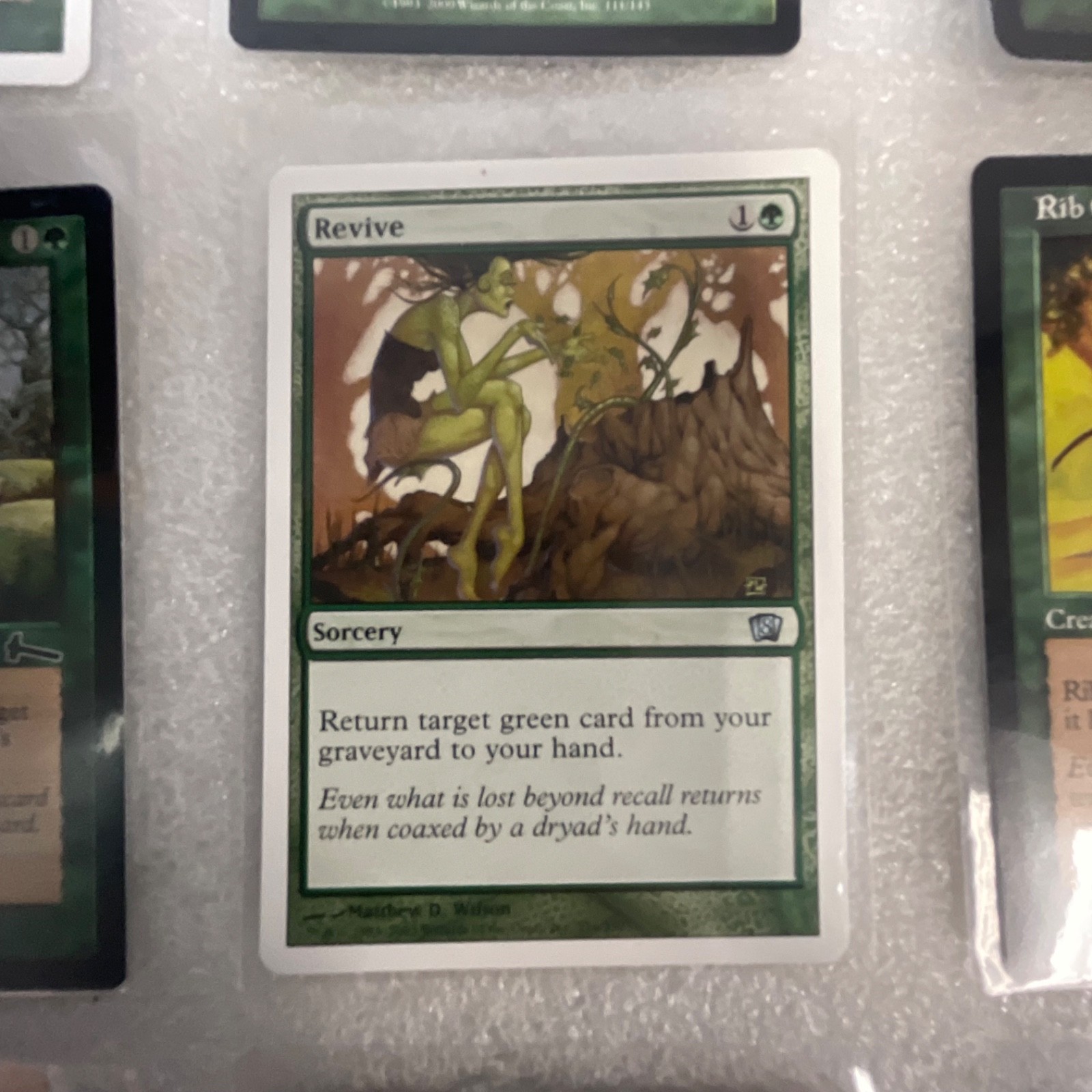 MTG 20 Card Green Lot Mixed Sets Rampant Growth Refresh Rib Cage Spider - Image 16