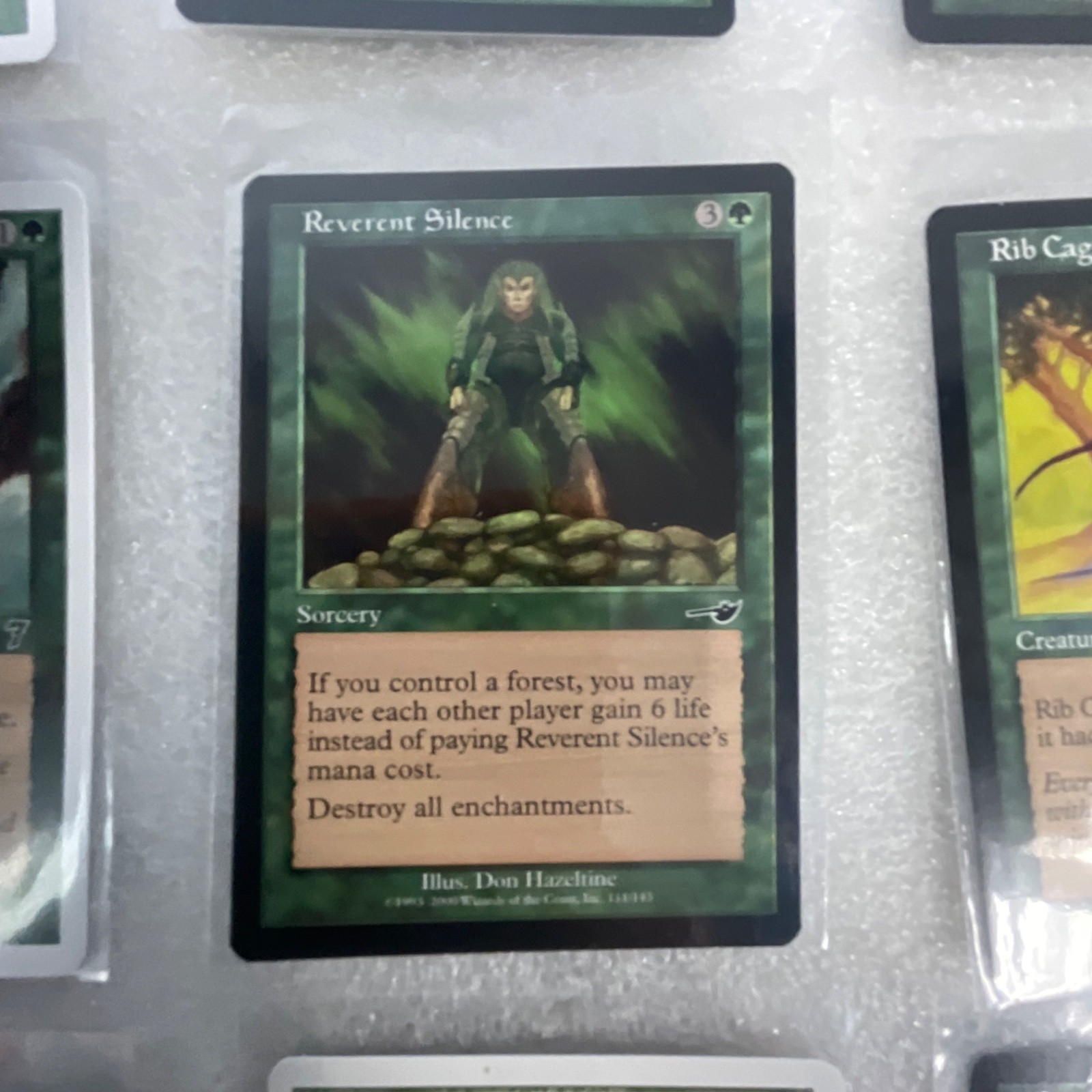 MTG 20 Card Green Lot Mixed Sets Rampant Growth Refresh Rib Cage Spider - Image 17