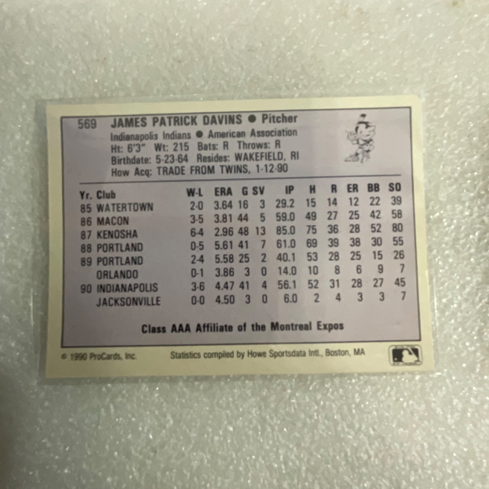 1990 ProCards AAA Baseball 10 Card Lot Bosman Booker Bolton Howard - Image 13