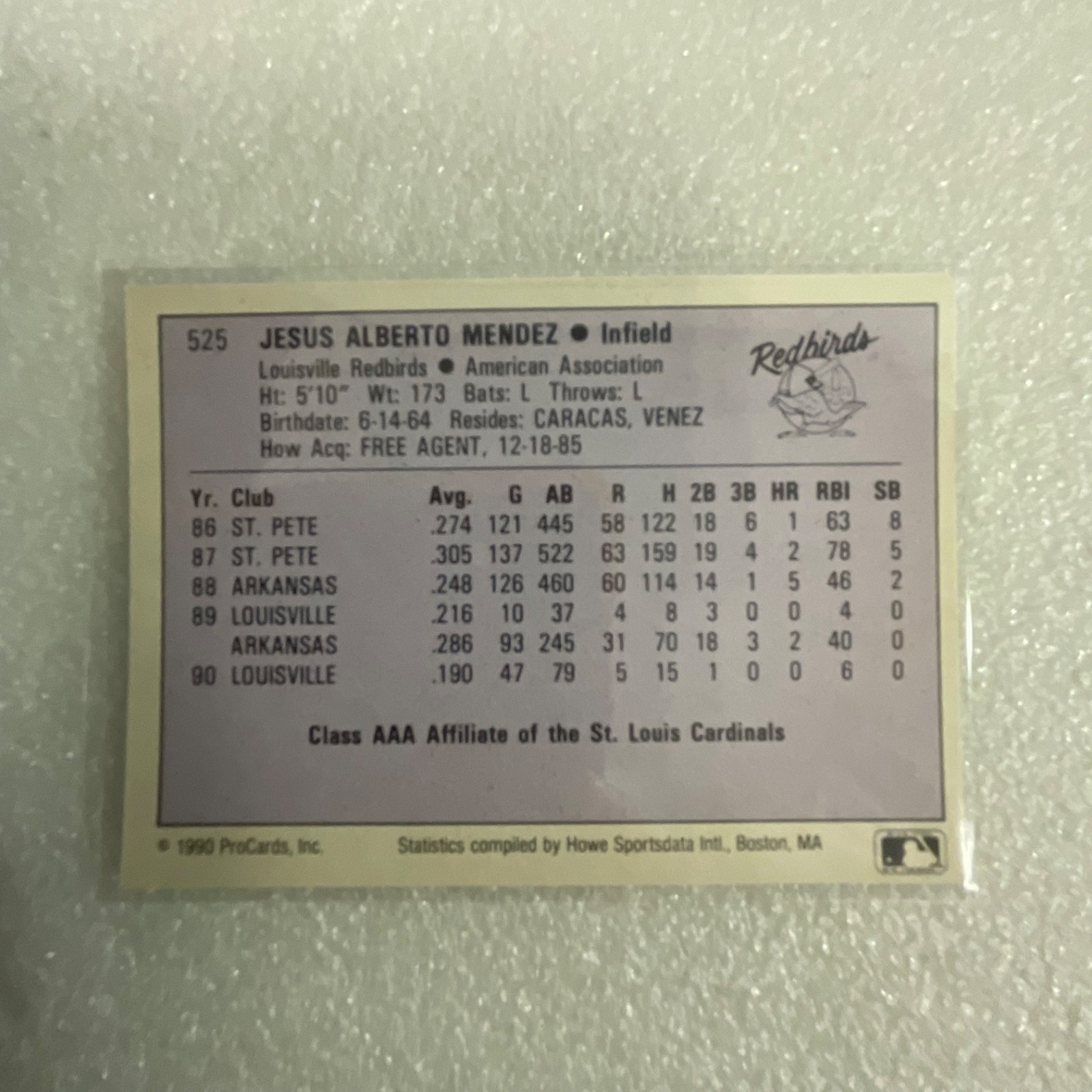 1990 ProCards AAA Baseball 10 Card Lot Bosman Booker Bolton Howard - Image 16