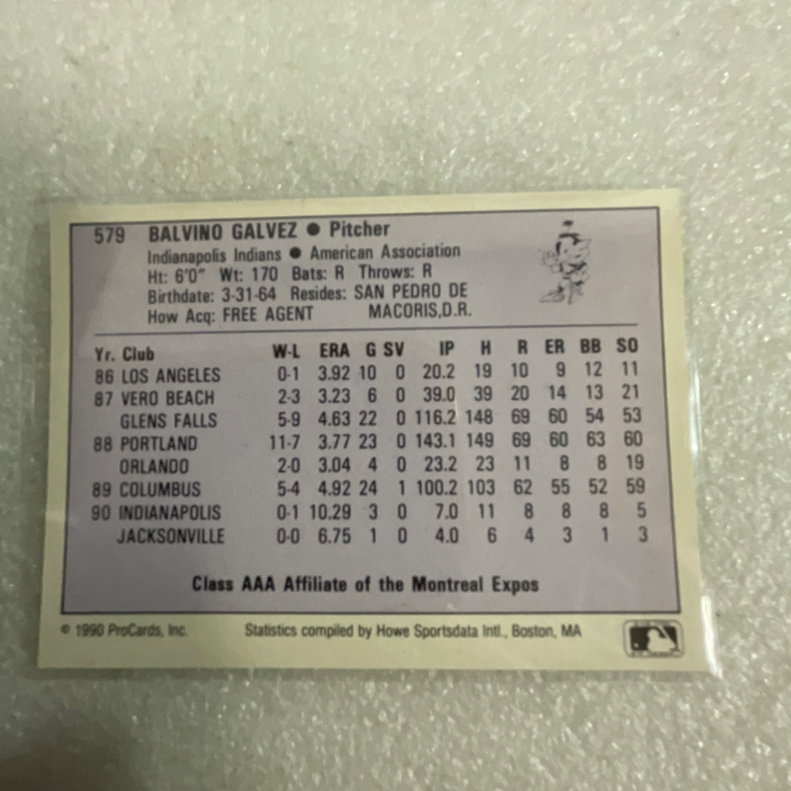1990 ProCards AAA Baseball 10 Card Lot Bosman Booker Bolton Howard - Image 22