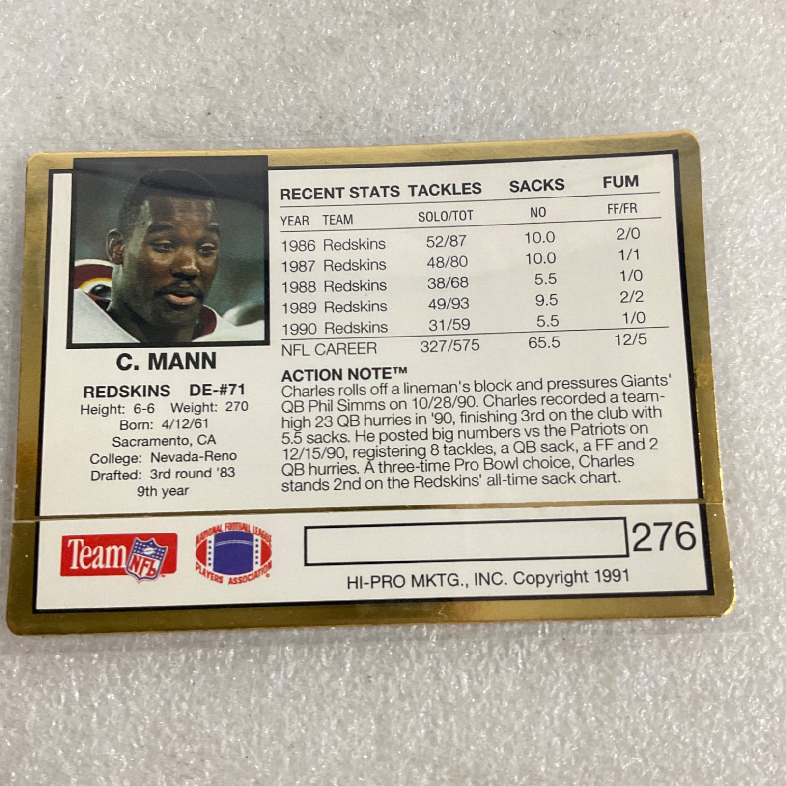 1989 Topps 1991 Action Packed Football 10 Card Lot Heyward Quick Mann - Image 19
