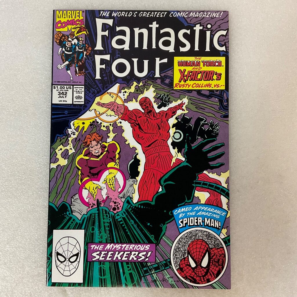 Fantastic Four #342 Marvel Comic July 1990 Spider-Man Cameo X-Factor Story - Image 1