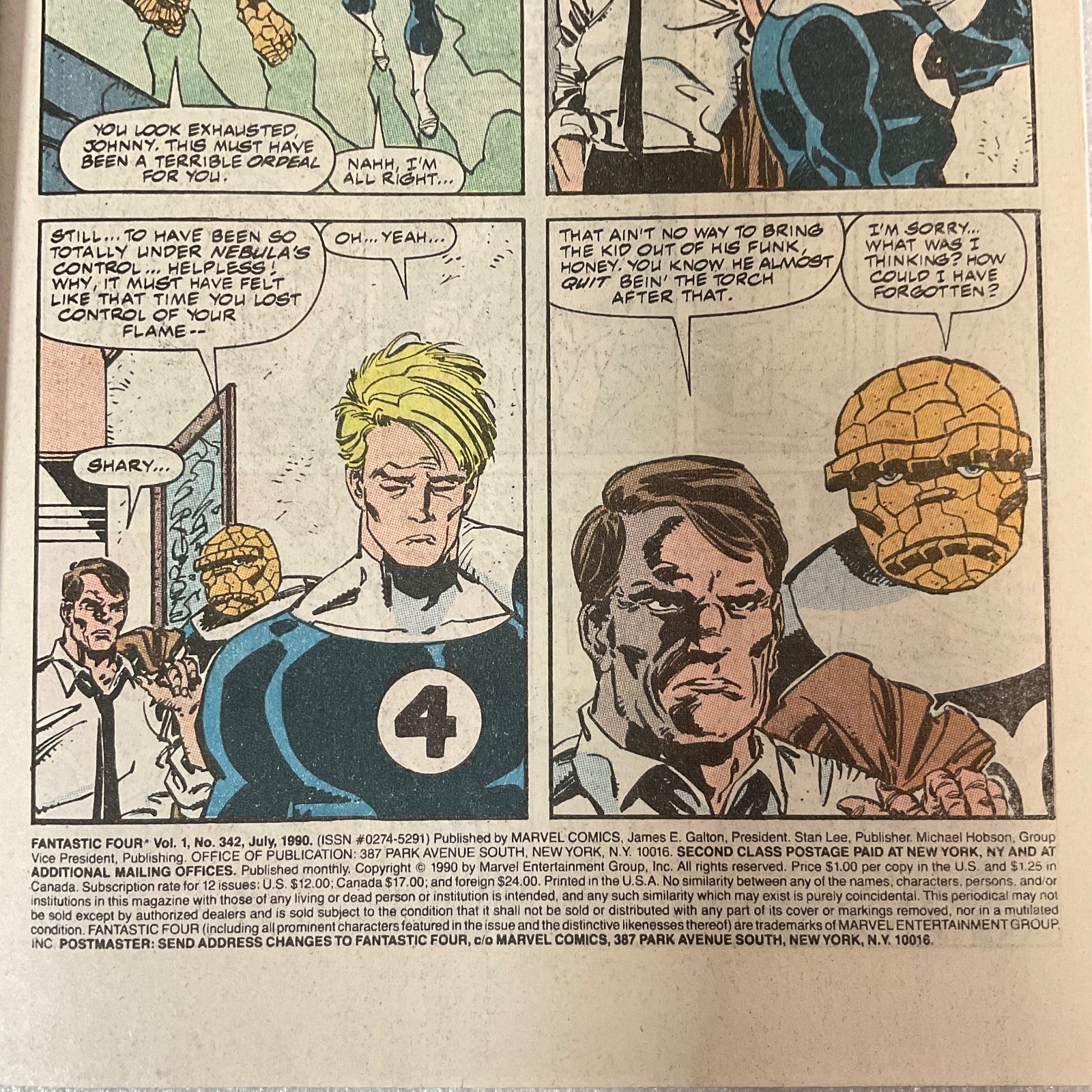 Fantastic Four #342 Marvel Comic July 1990 Spider-Man Cameo X-Factor Story - Image 11