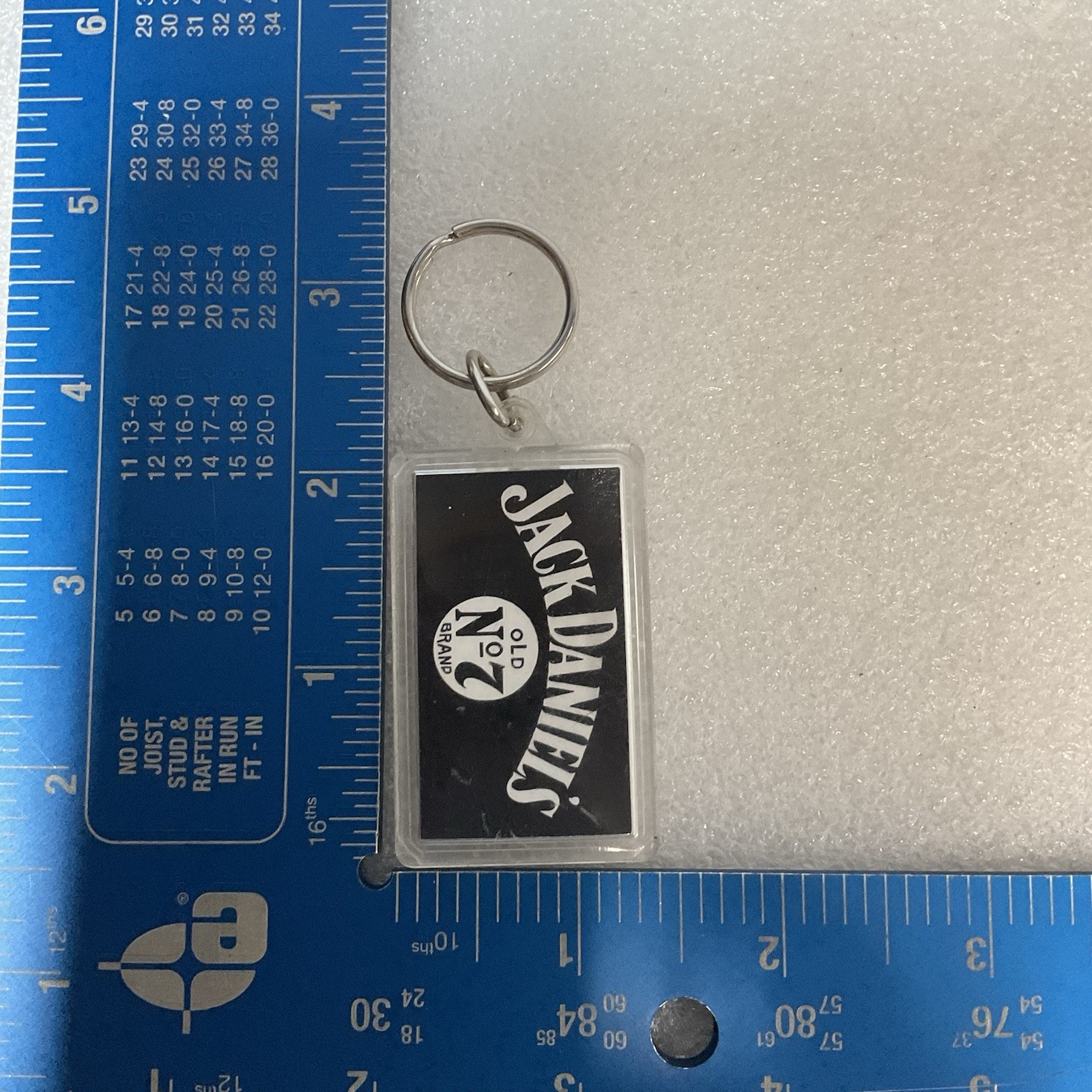 Jack Daniel’s Old No. 7 Brand Keychain Black White Logo Plastic Bar Whiskey - Image 5