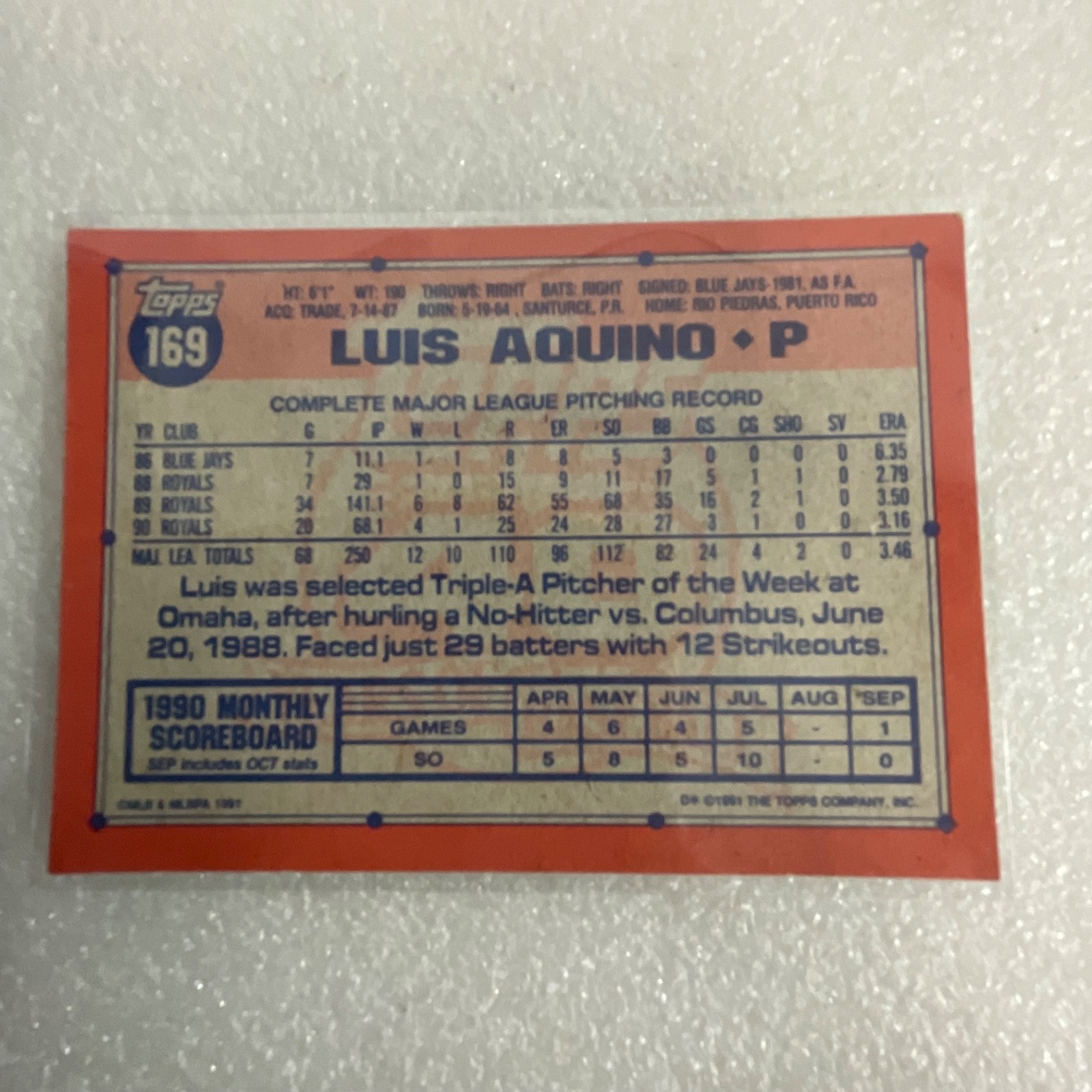 1990-91 MLB Baseball 10 Card Lot Gibson Frank White Topps Donruss Fleer - Image 13