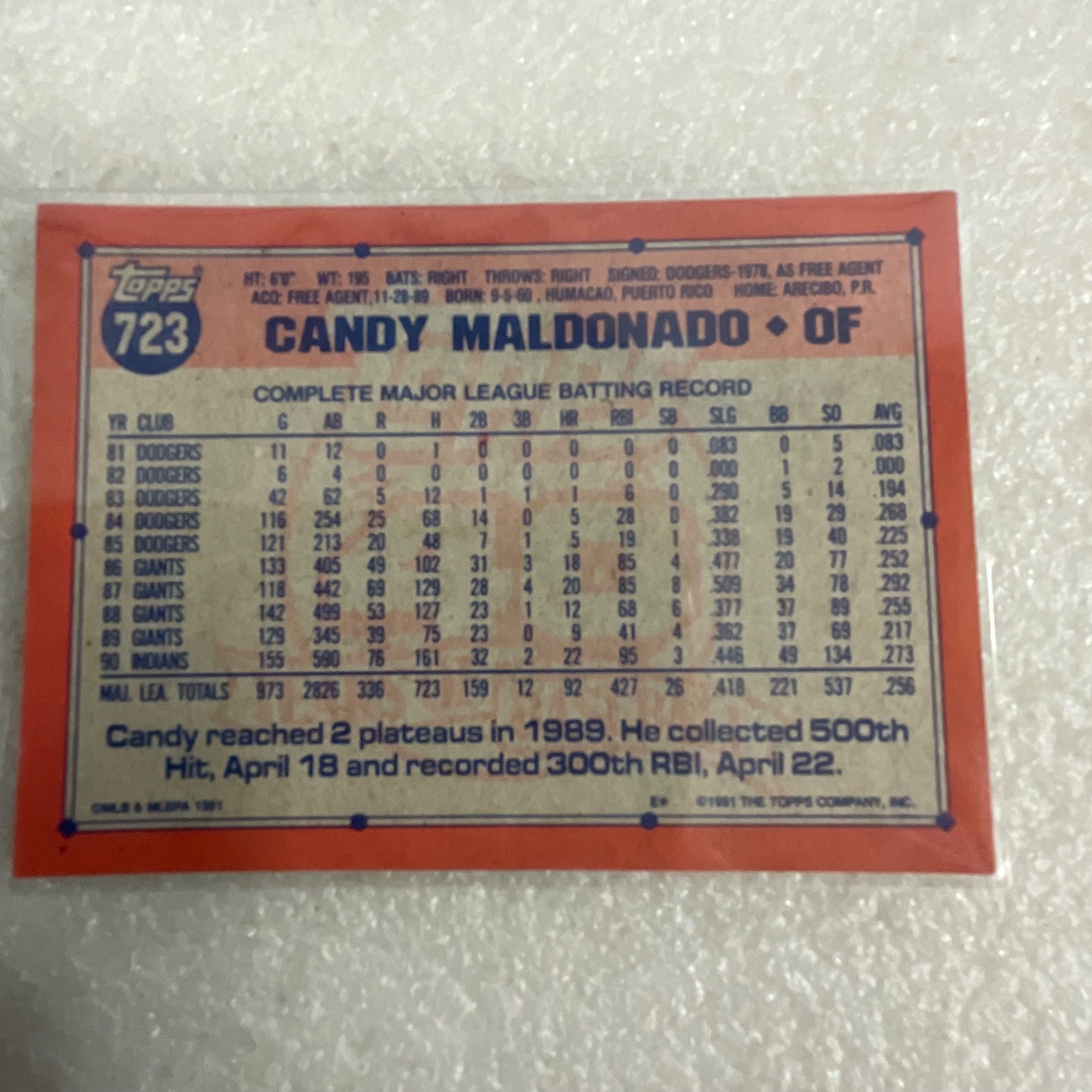 1990-91 MLB Baseball 10 Card Lot Gibson Frank White Topps Donruss Fleer - Image 21