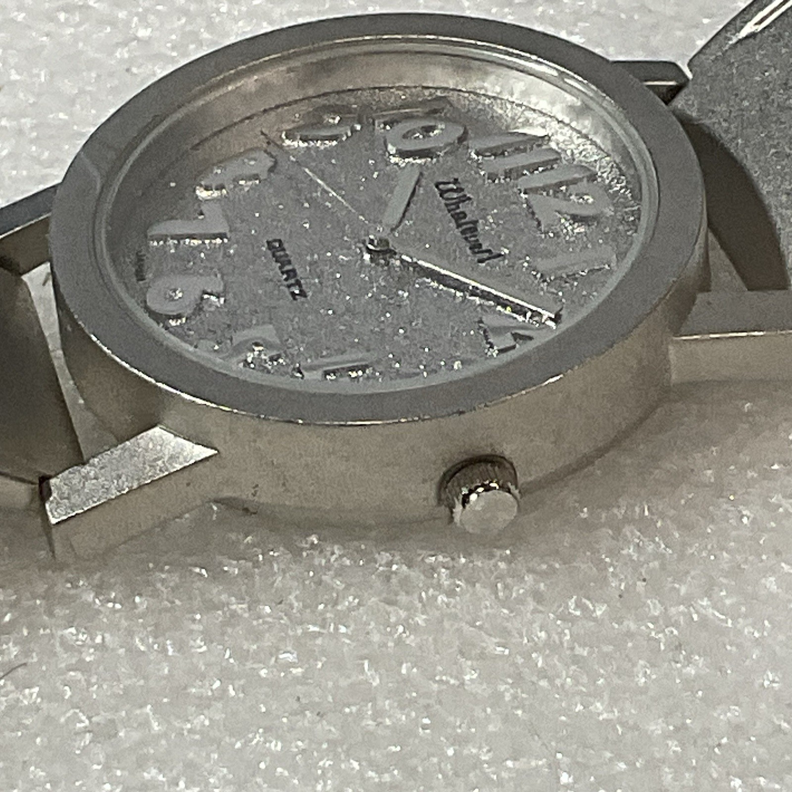 Whatever! Quart Watch WHT005 Silver Steel Toned Watch GnuFashion - Image 3
