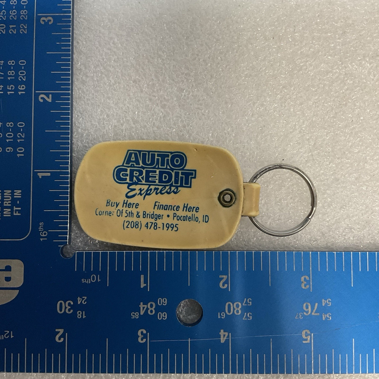Vintage Auto Credit Express Keychain Pocatello Idaho Car Dealer Promo - Image 5