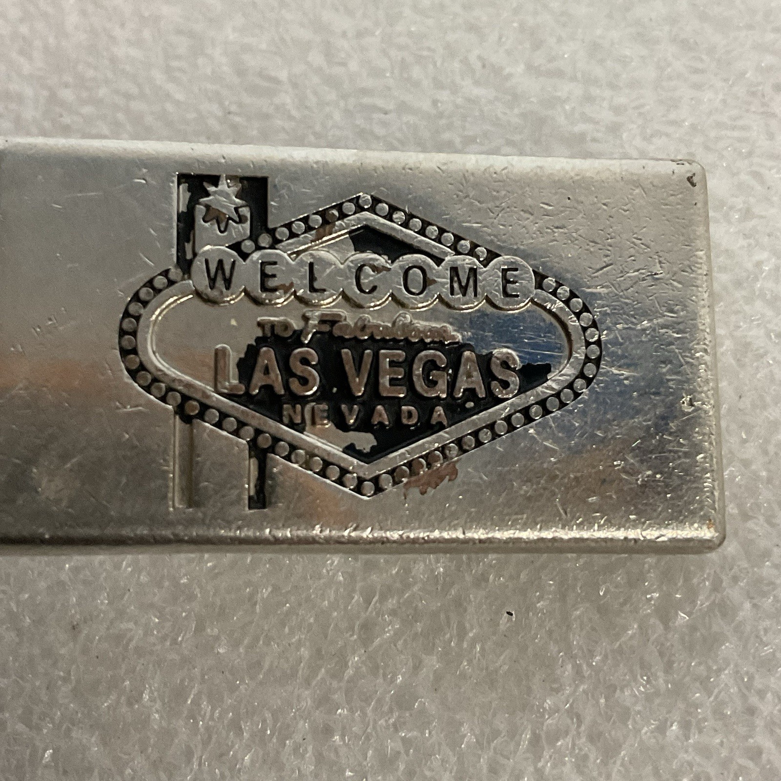 Vintage Las Vegas Nevada Souvenir Metal Keychain Welcome Sign Retro Collectible - Image 5