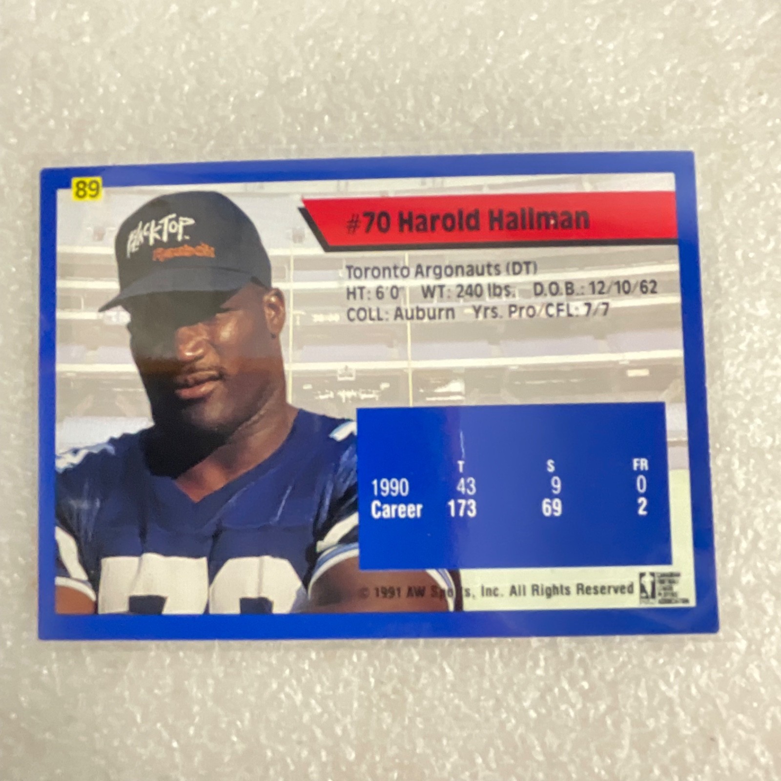 1991 AW Sports CFL 10 Card Lot Rocket Ismail Mike Scott Donruss - Image 19