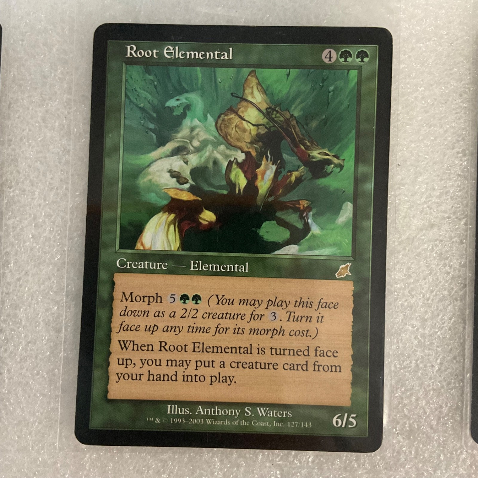 MTG 20 Card Green Lot Rofellos’s Gift Run Wild Root Elemental Mixed - Image 7