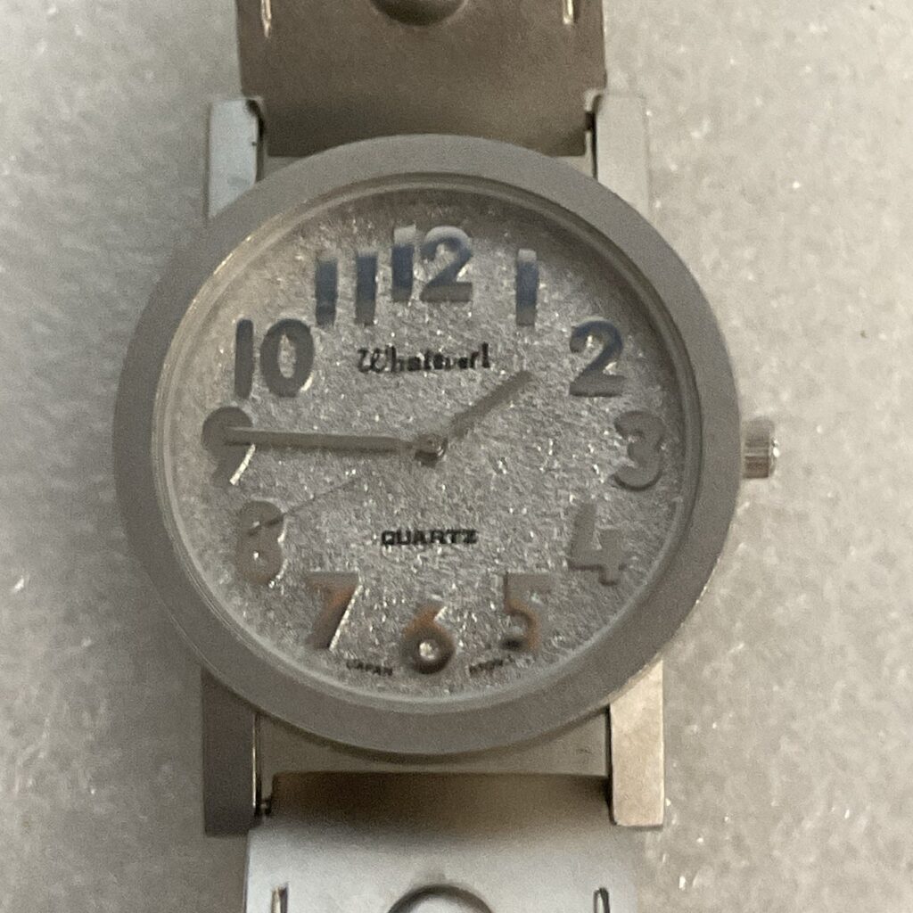 Whatever! Quart Watch WHT005 Steel Silver Toned Watch GnuFashion - Image 1