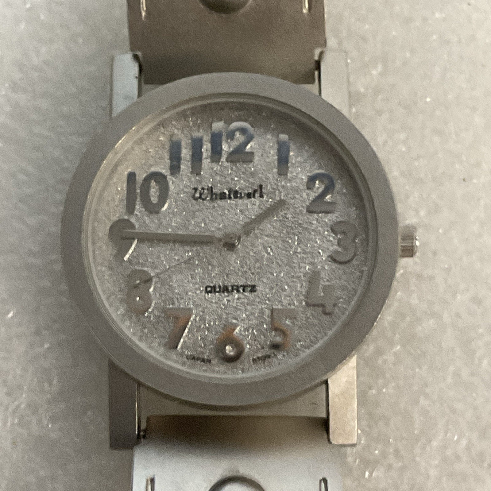 Whatever! Quart Watch WHT005 Steel Silver Toned Watch GnuFashion - Image 1