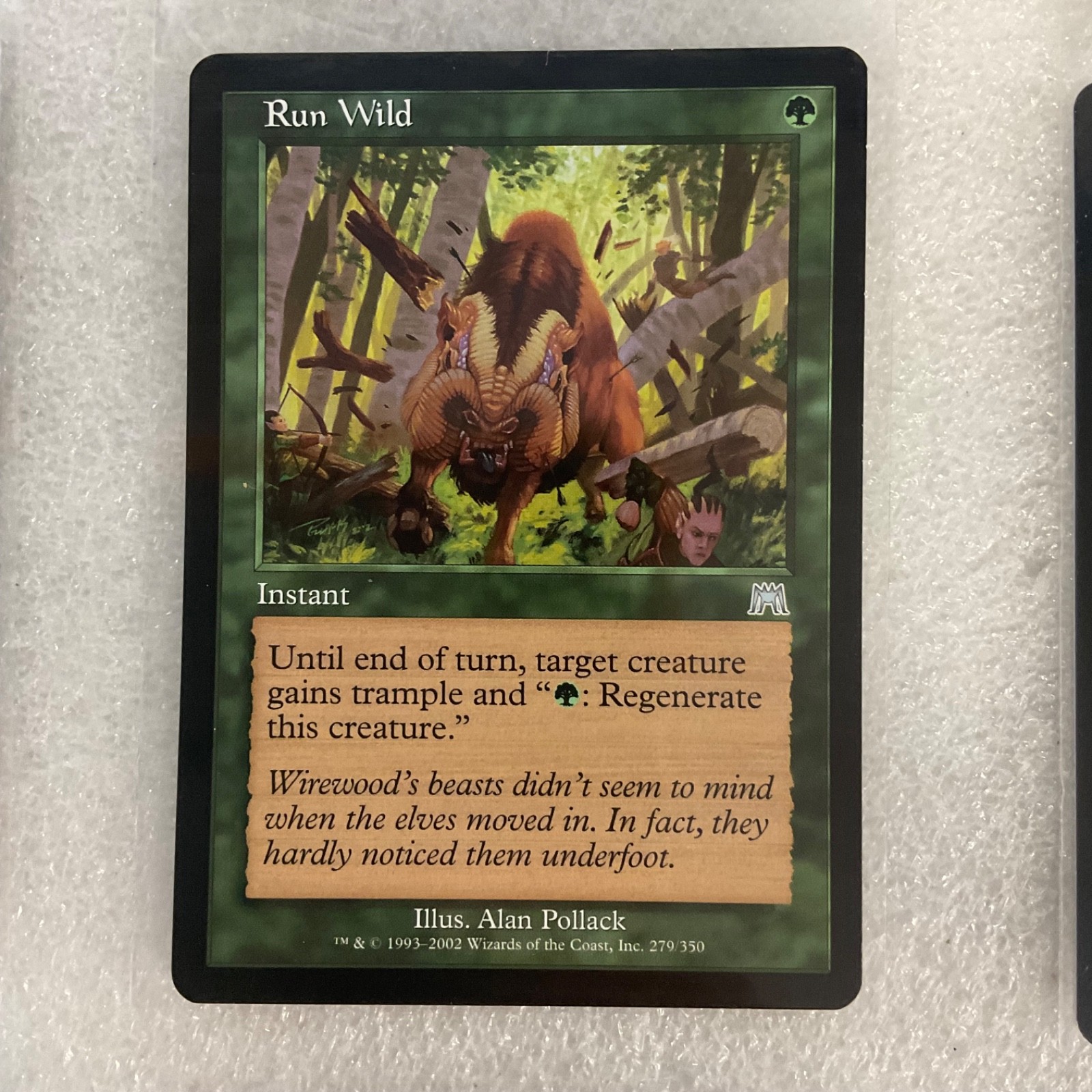 MTG 20 Card Green Lot Rofellos’s Gift Run Wild Root Elemental Mixed - Image 9