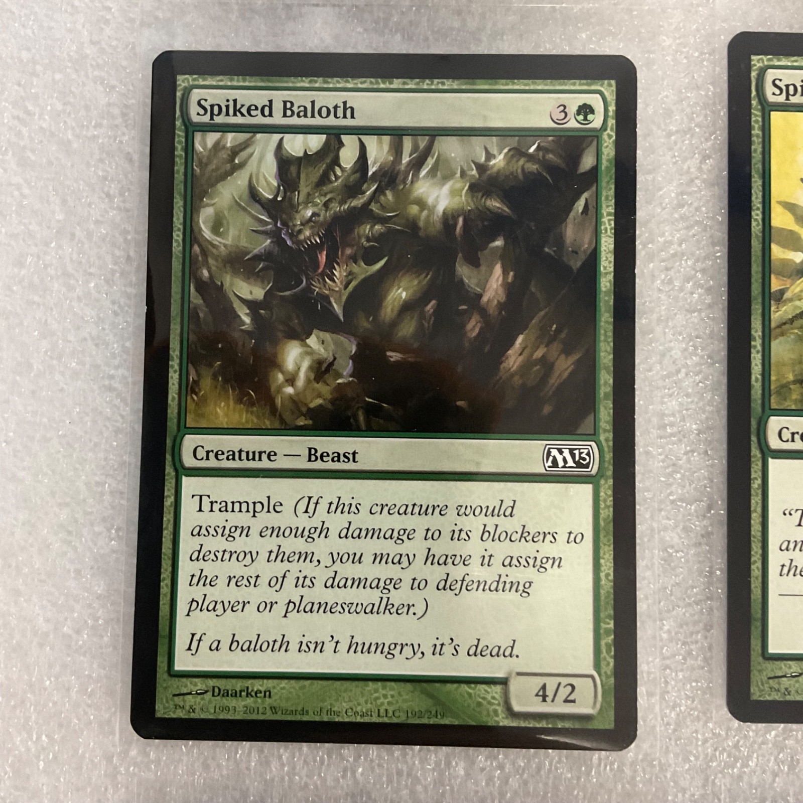 MTG 20 Card Green Lot Spiked Baloth Rhino Sylvan Ranger Mixed Sets - Image 4