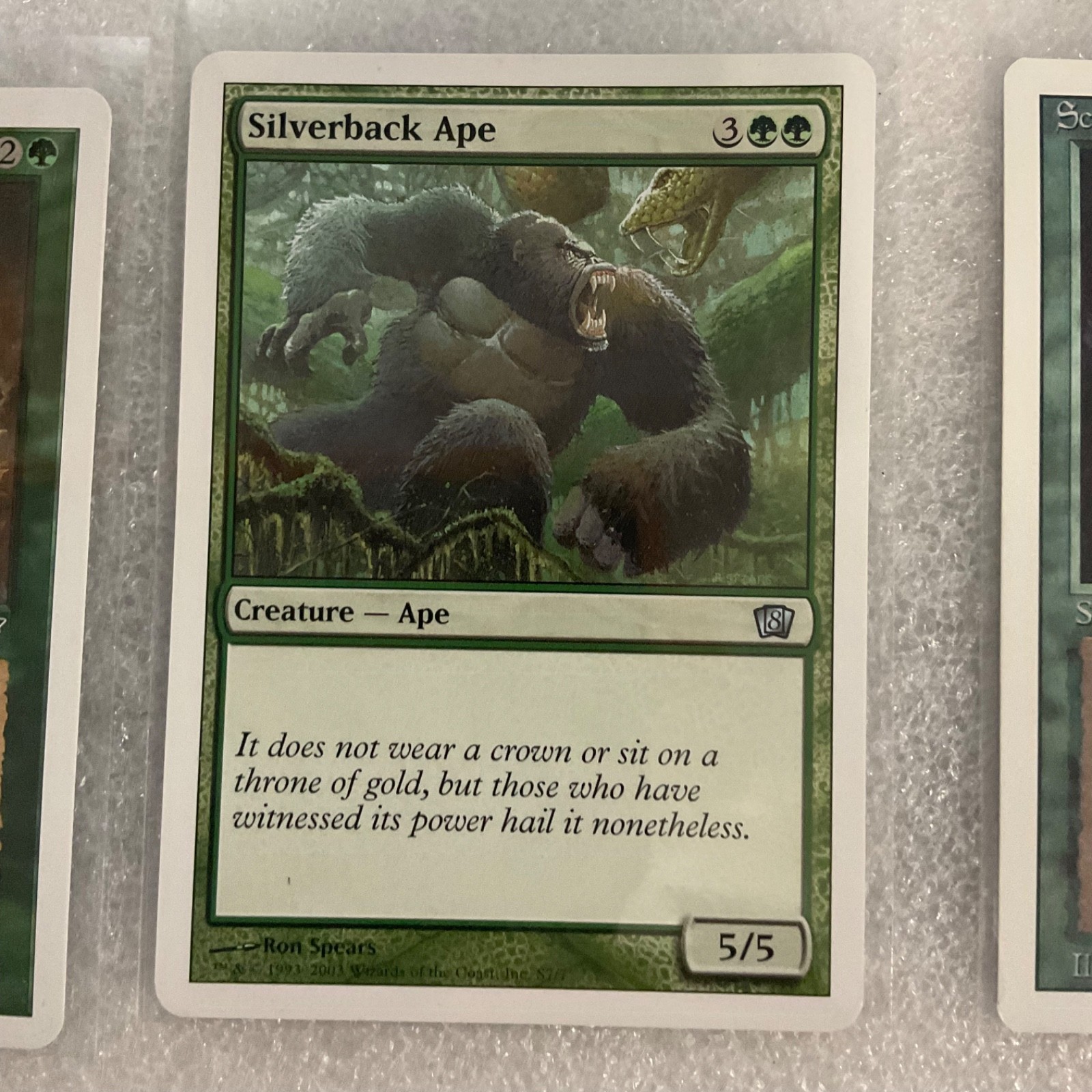 MTG 20 Card Green Lot Spiked Baloth Rhino Sylvan Ranger Mixed Sets - Image 7