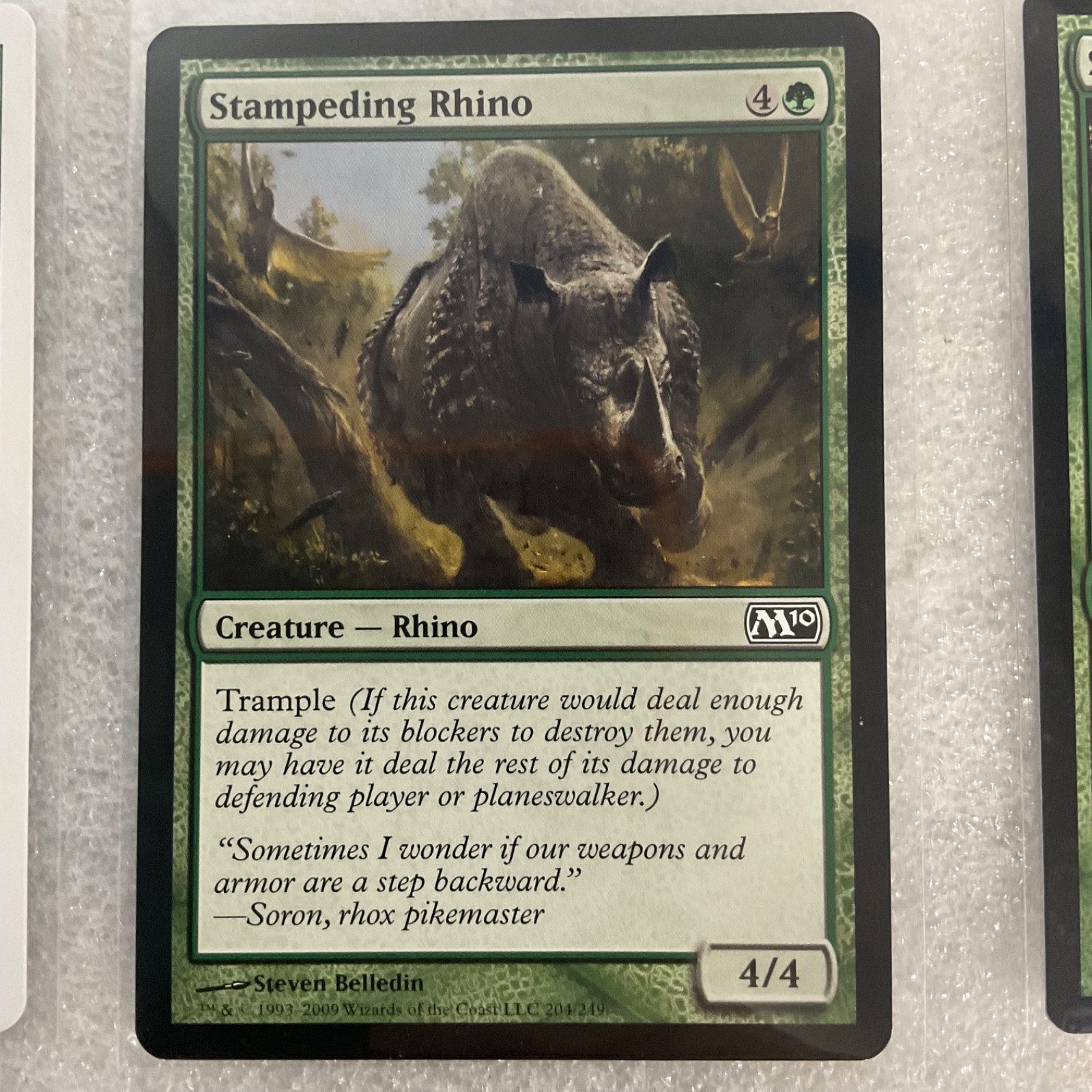 MTG 20 Card Green Lot Spiked Baloth Rhino Sylvan Ranger Mixed Sets - Image 11