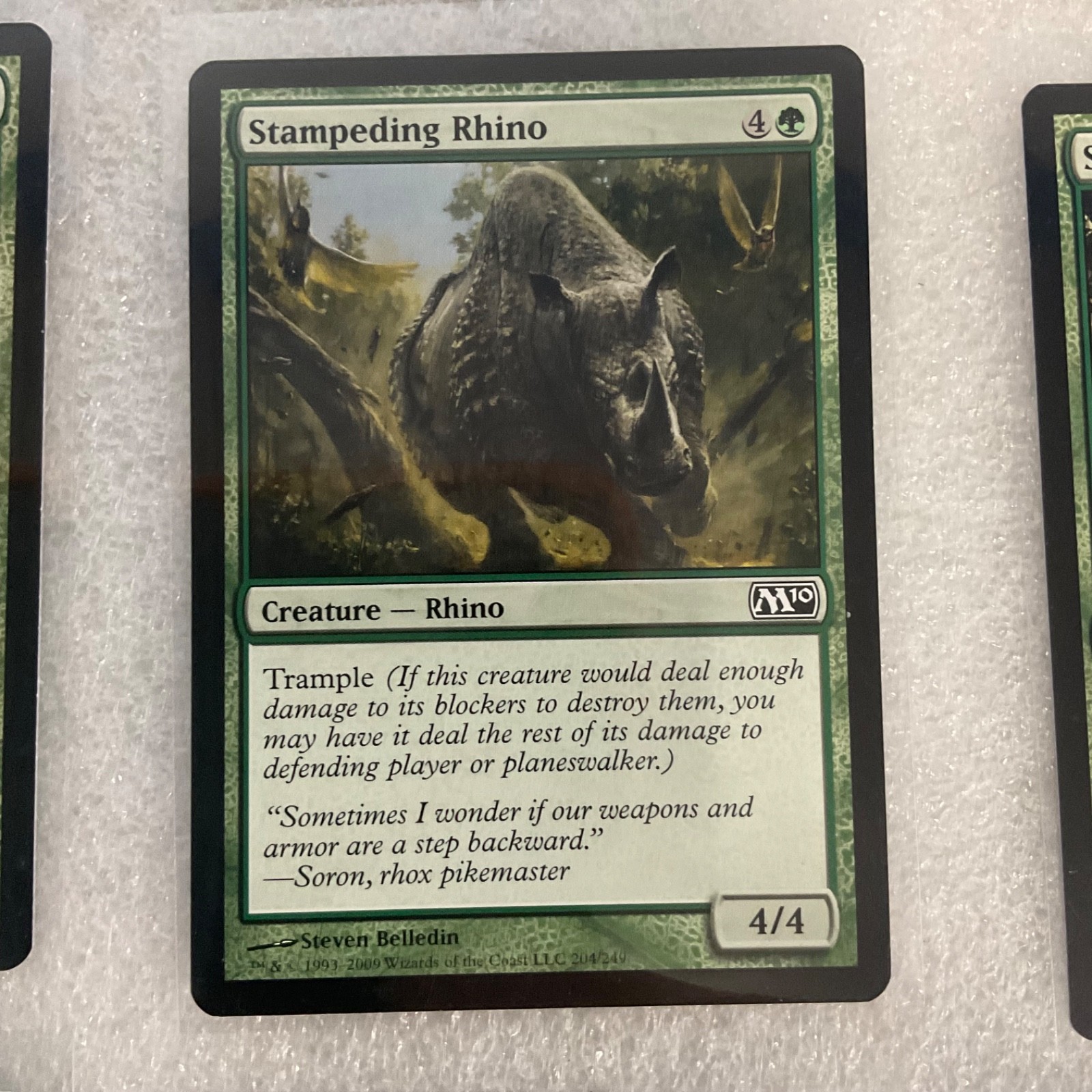 MTG 20 Card Green Lot Spiked Baloth Rhino Sylvan Ranger Mixed Sets - Image 12