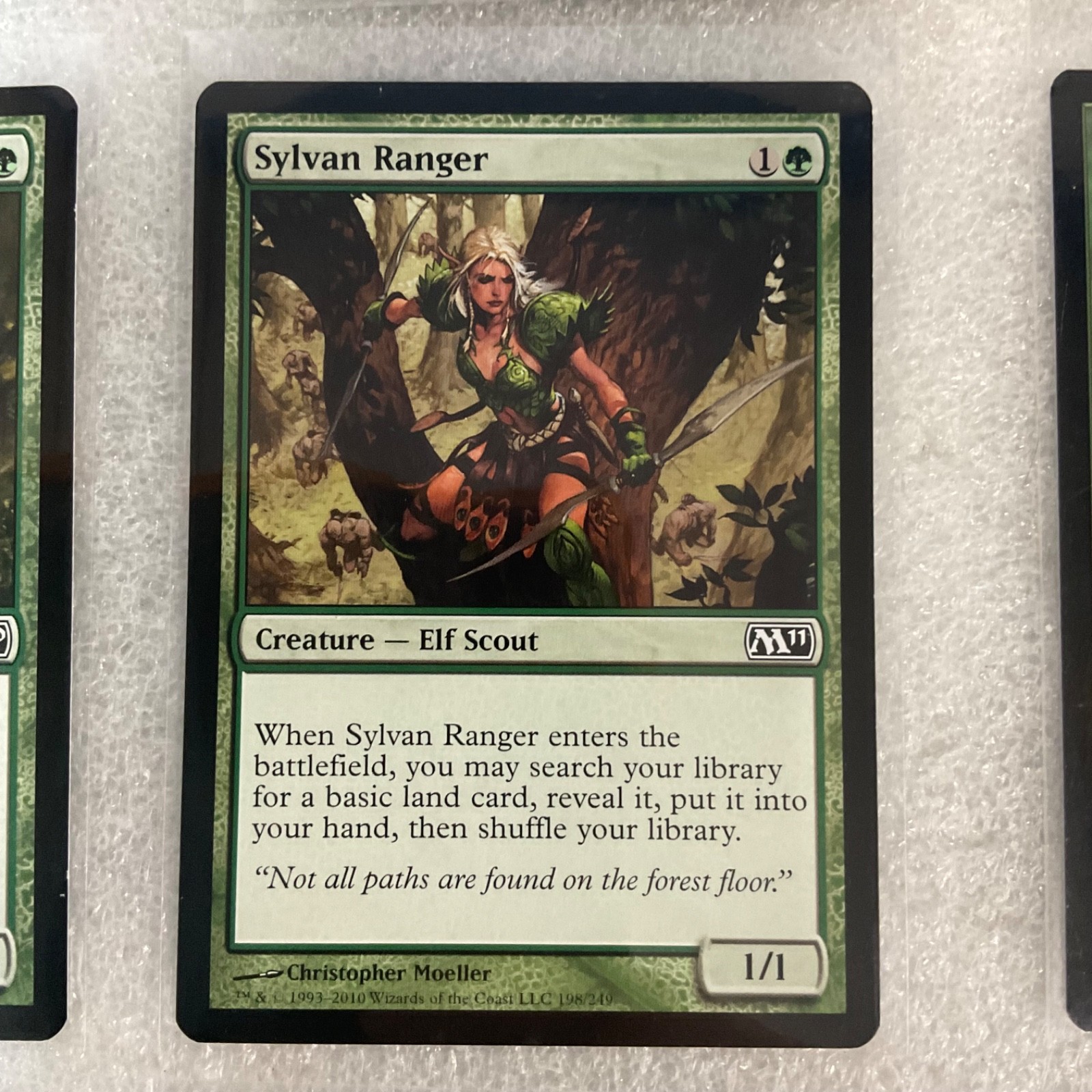MTG 20 Card Green Lot Spiked Baloth Rhino Sylvan Ranger Mixed Sets - Image 16