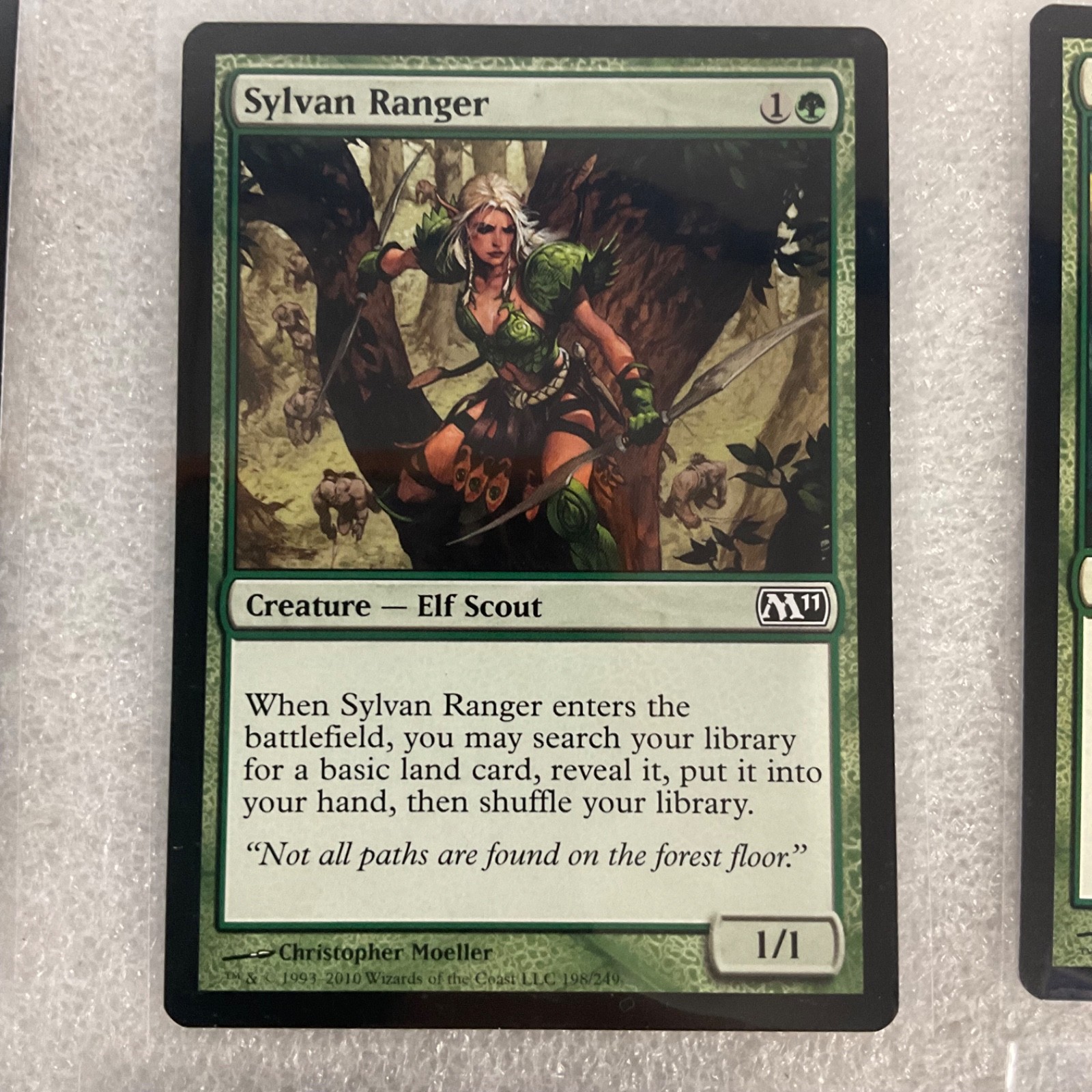 MTG 20 Card Green Lot Spiked Baloth Rhino Sylvan Ranger Mixed Sets - Image 17