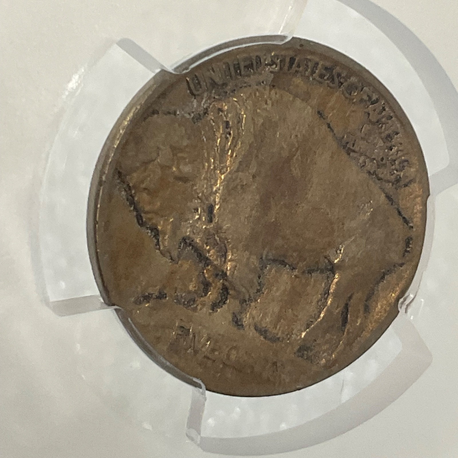1913 Buffalo Nickel 5C Type 1 PCGS Genuine Cleaned VF Cert#53076136 - Image 22