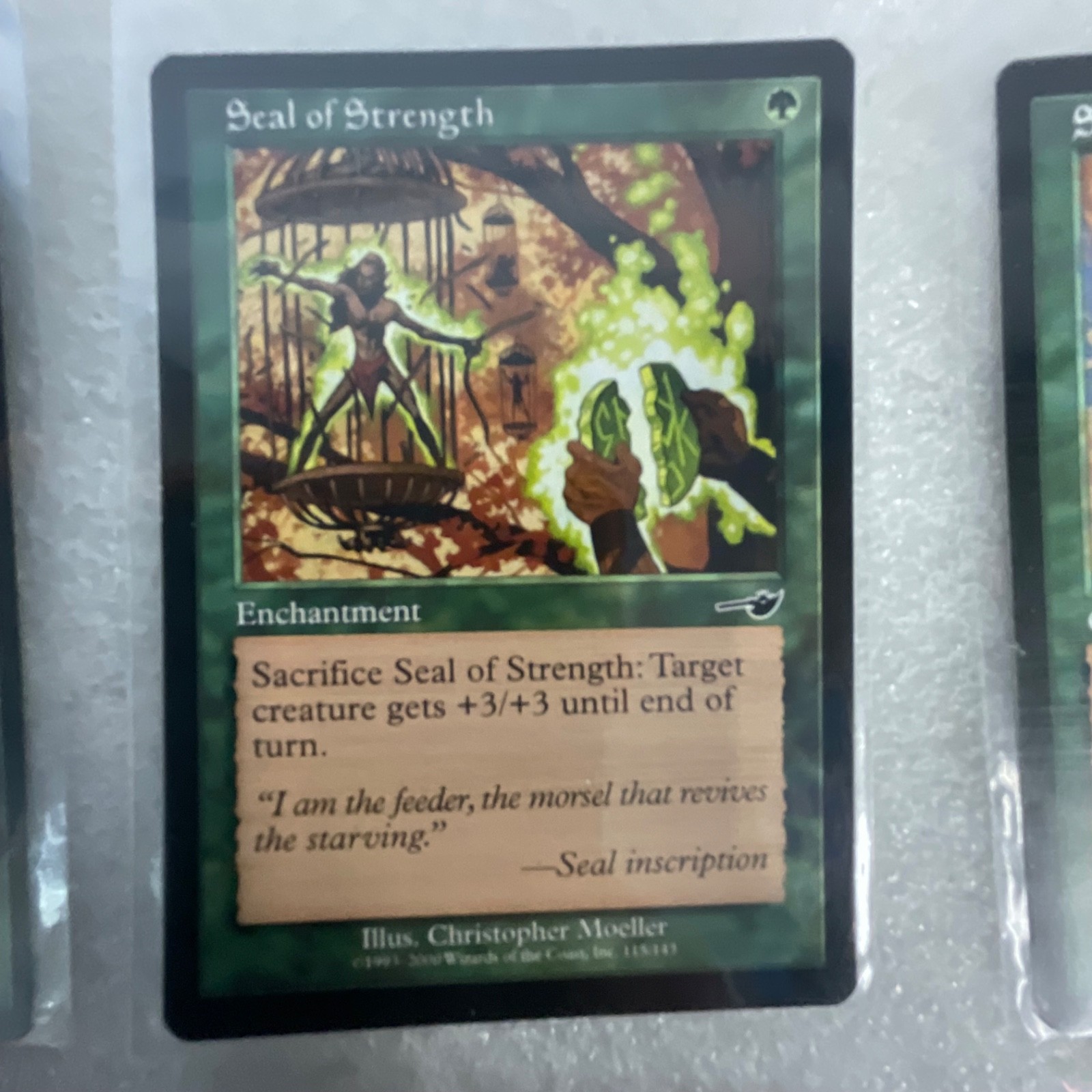 Magic the Gathering MTG 20 Card Green Lot Serpentine Kavu Seal Strength - Image 18