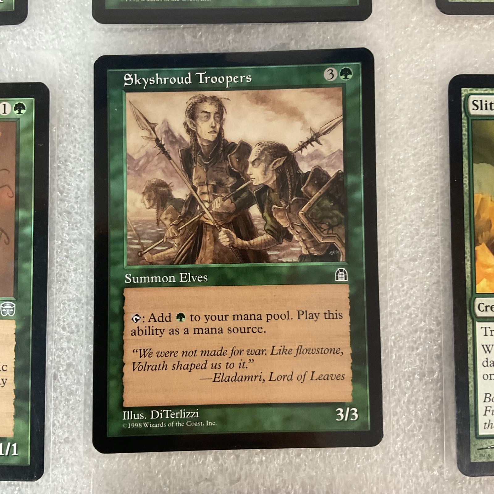 MTG 20 Card Green Lot Mixed Sets Odyssey Tempest Slith Predator - Image 15