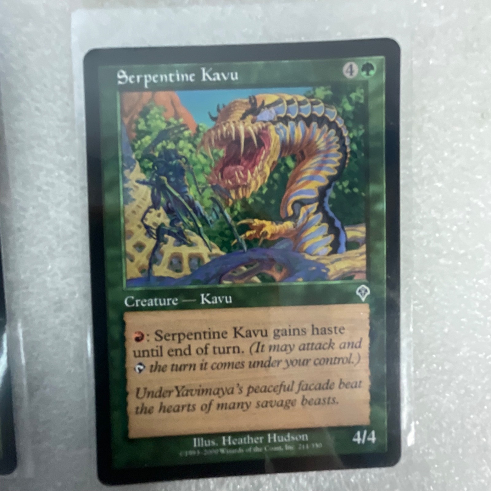 Magic the Gathering MTG 20 Card Green Lot Serpentine Kavu Seal Strength - Image 20