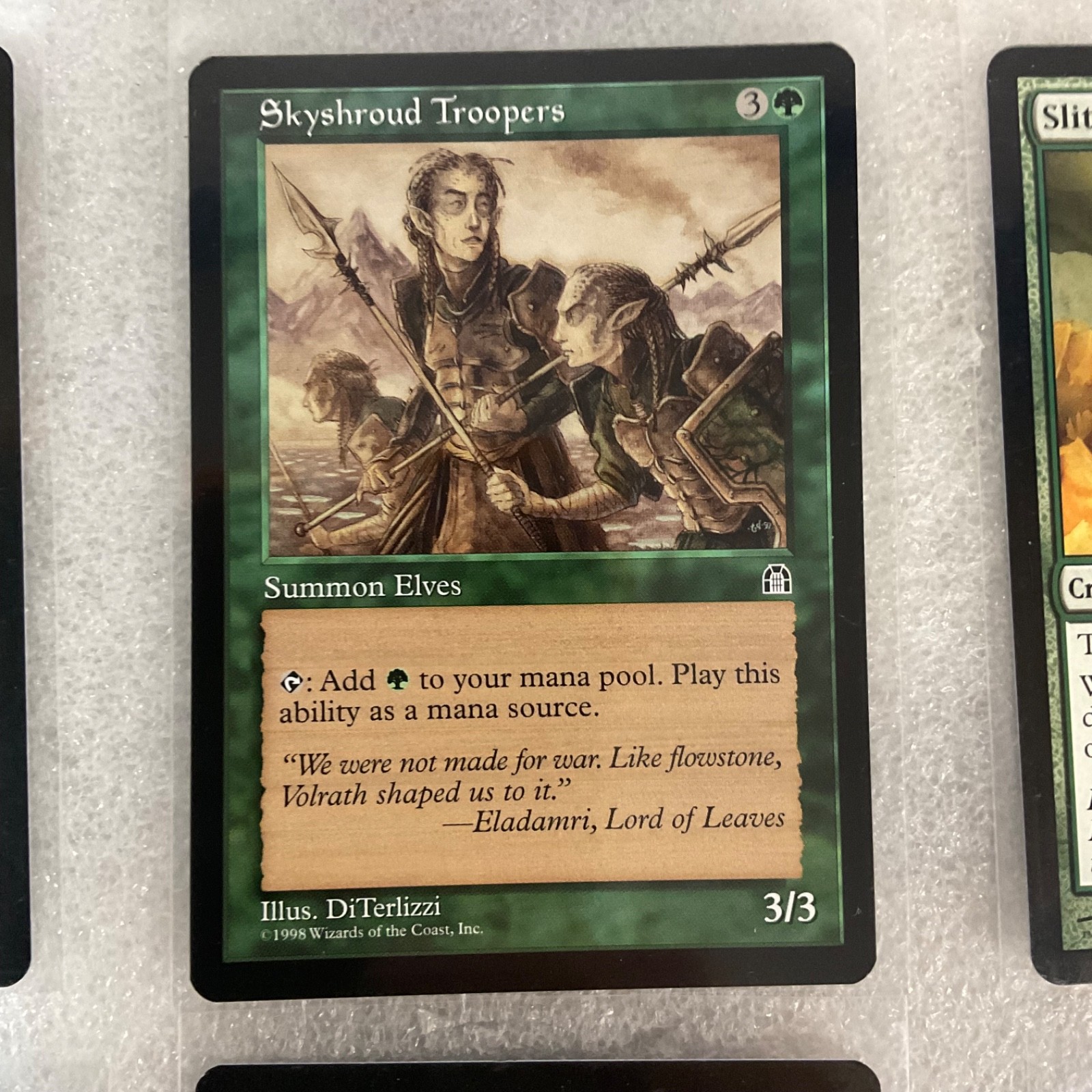 MTG 20 Card Green Lot Mixed Sets Odyssey Tempest Slith Predator - Image 16