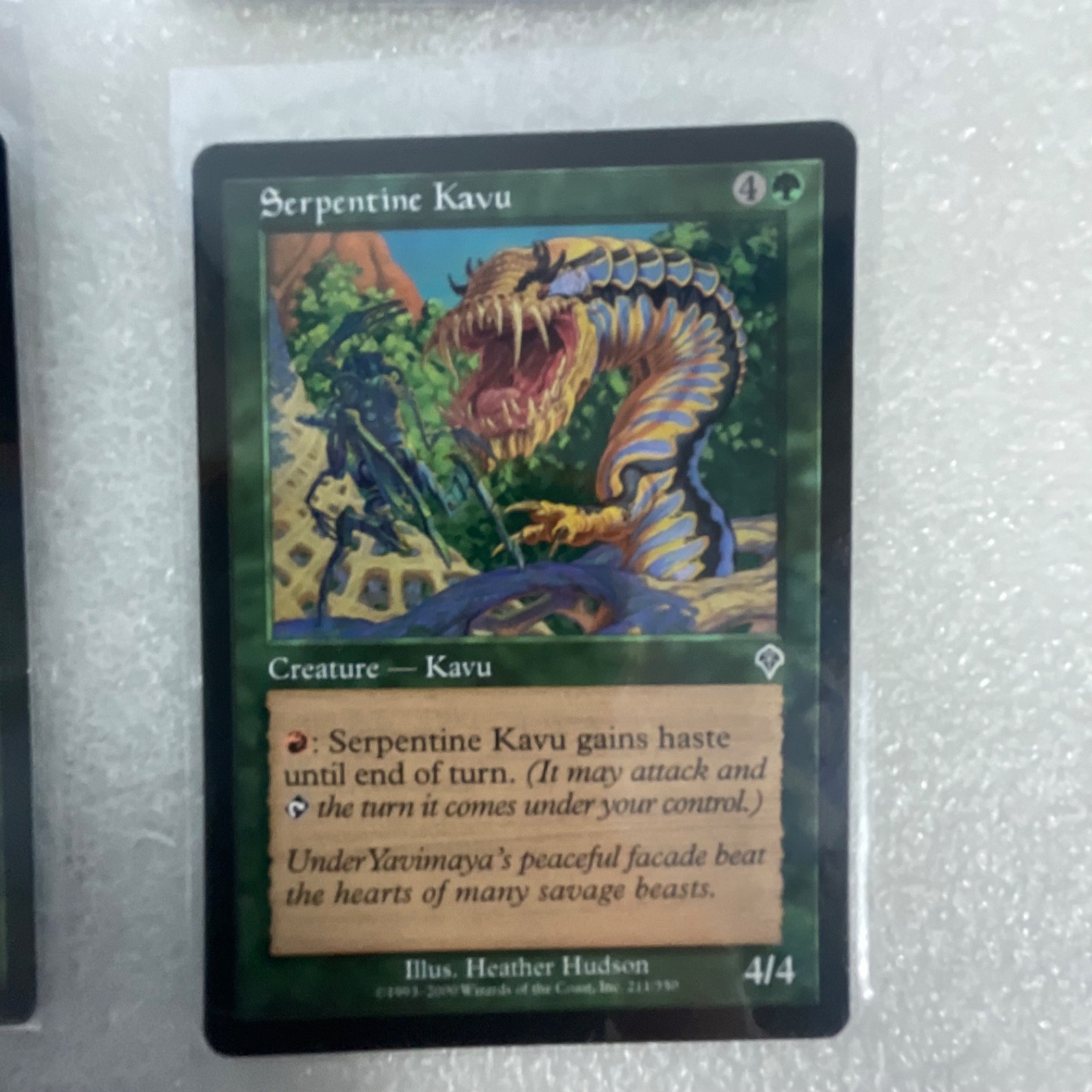 Magic the Gathering MTG 20 Card Green Lot Serpentine Kavu Seal Strength - Image 21