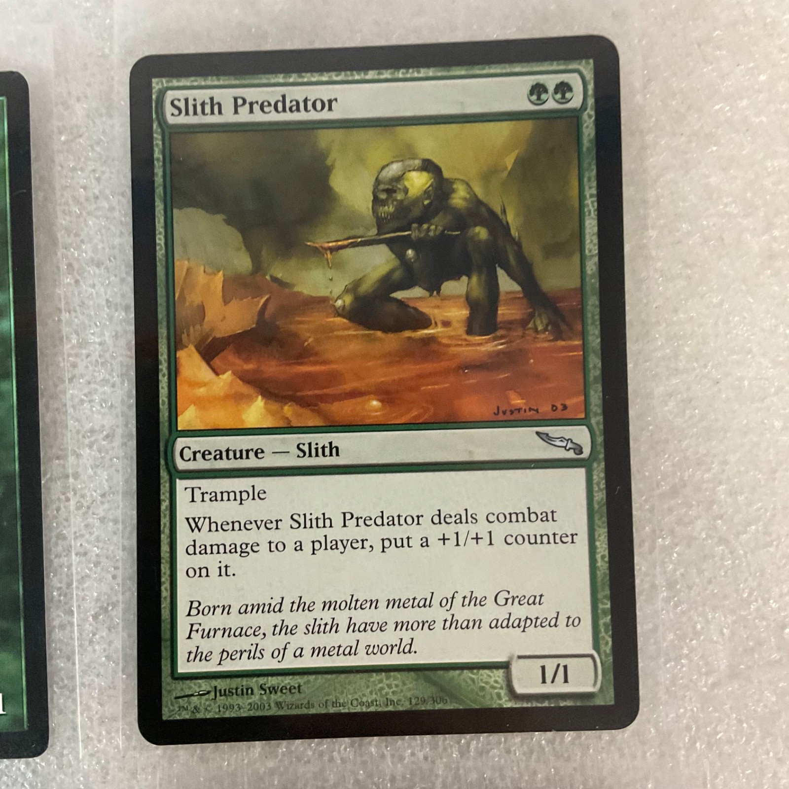 MTG 20 Card Green Lot Mixed Sets Odyssey Tempest Slith Predator - Image 18