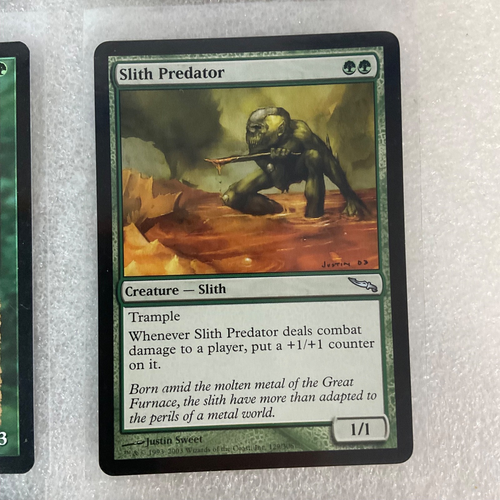 MTG 20 Card Green Lot Mixed Sets Odyssey Tempest Slith Predator - Image 19