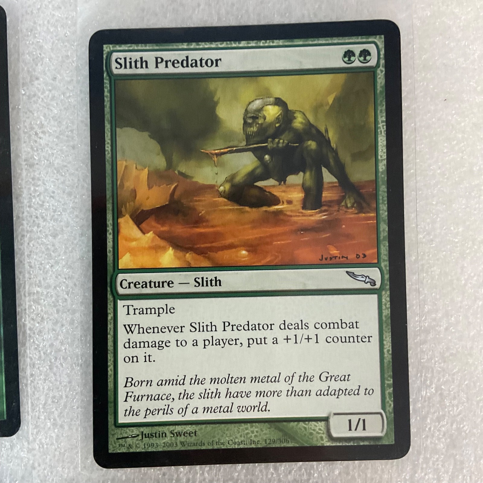 MTG 20 Card Green Lot Mixed Sets Odyssey Tempest Slith Predator - Image 20