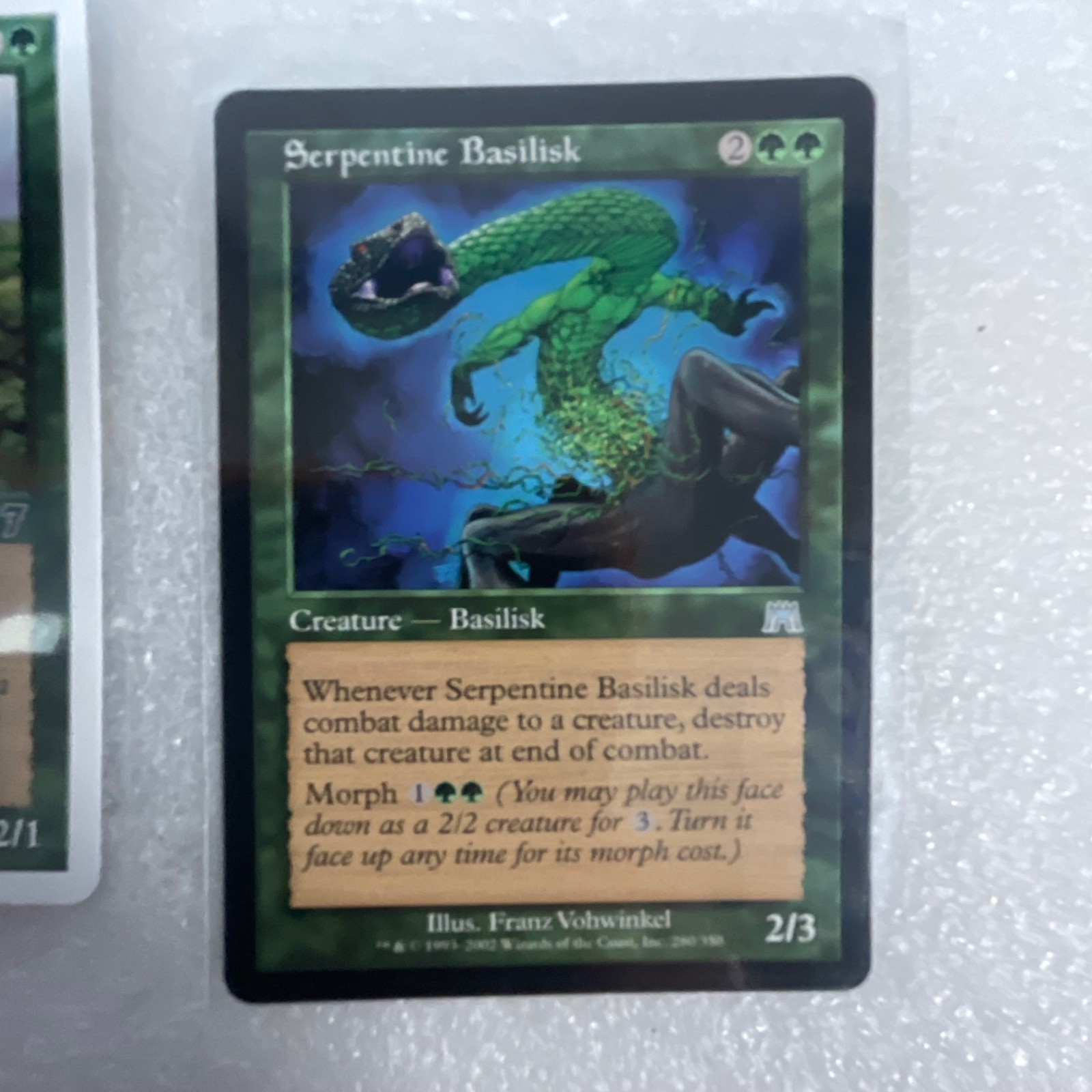 Magic the Gathering MTG 20 Card Green Lot Serpentine Kavu Seal Strength - Image 22
