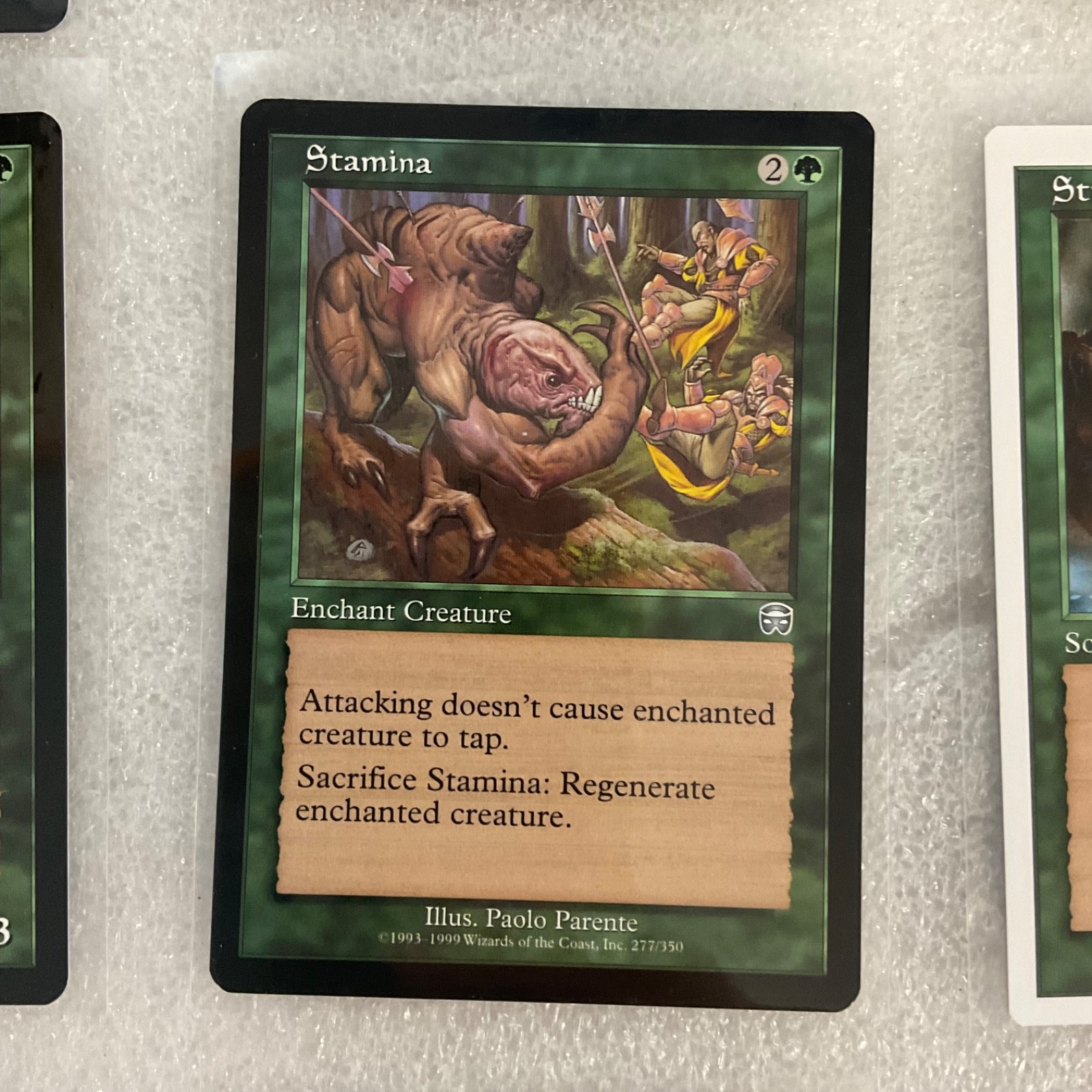 MTG 20 Card Green Lot Mixed Sets Squallmonger Stamina Sustenance - Image 8