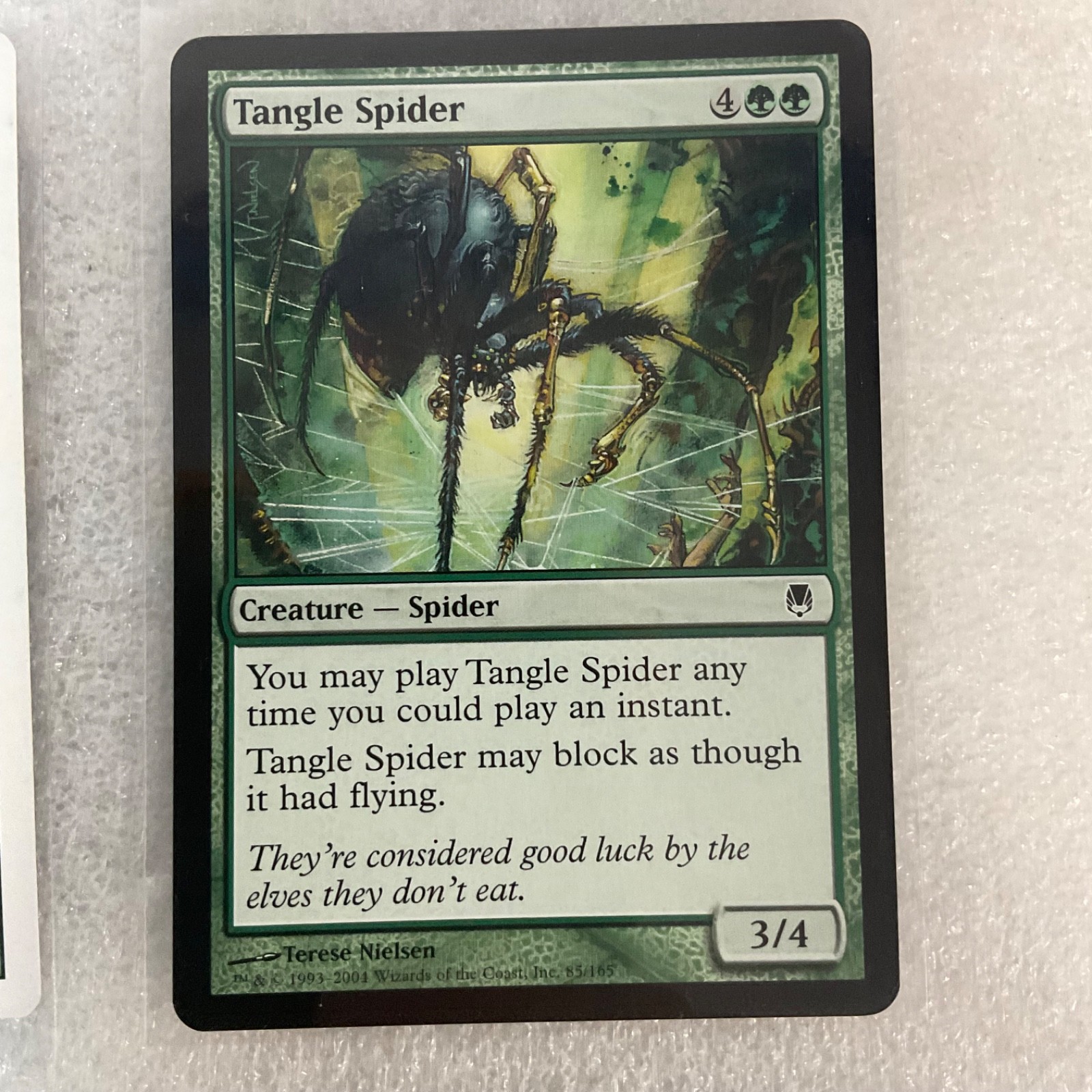 MTG 20 Card Green Lot Timberpack Wolf Tangle Spider Mixed Sets - Image 20