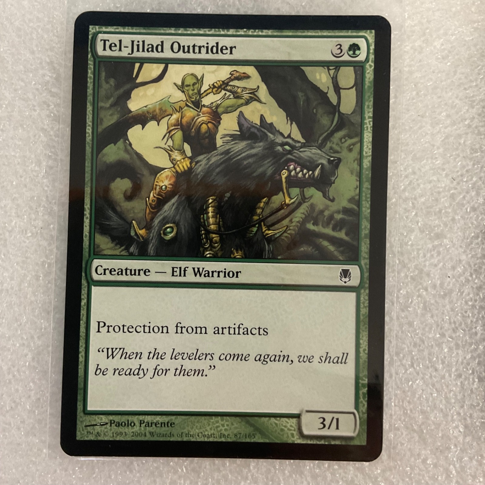 MTG 20 Card Green Lot Mirrodin Block Tel-Jilad Tanglewalker Artifact - Image 7