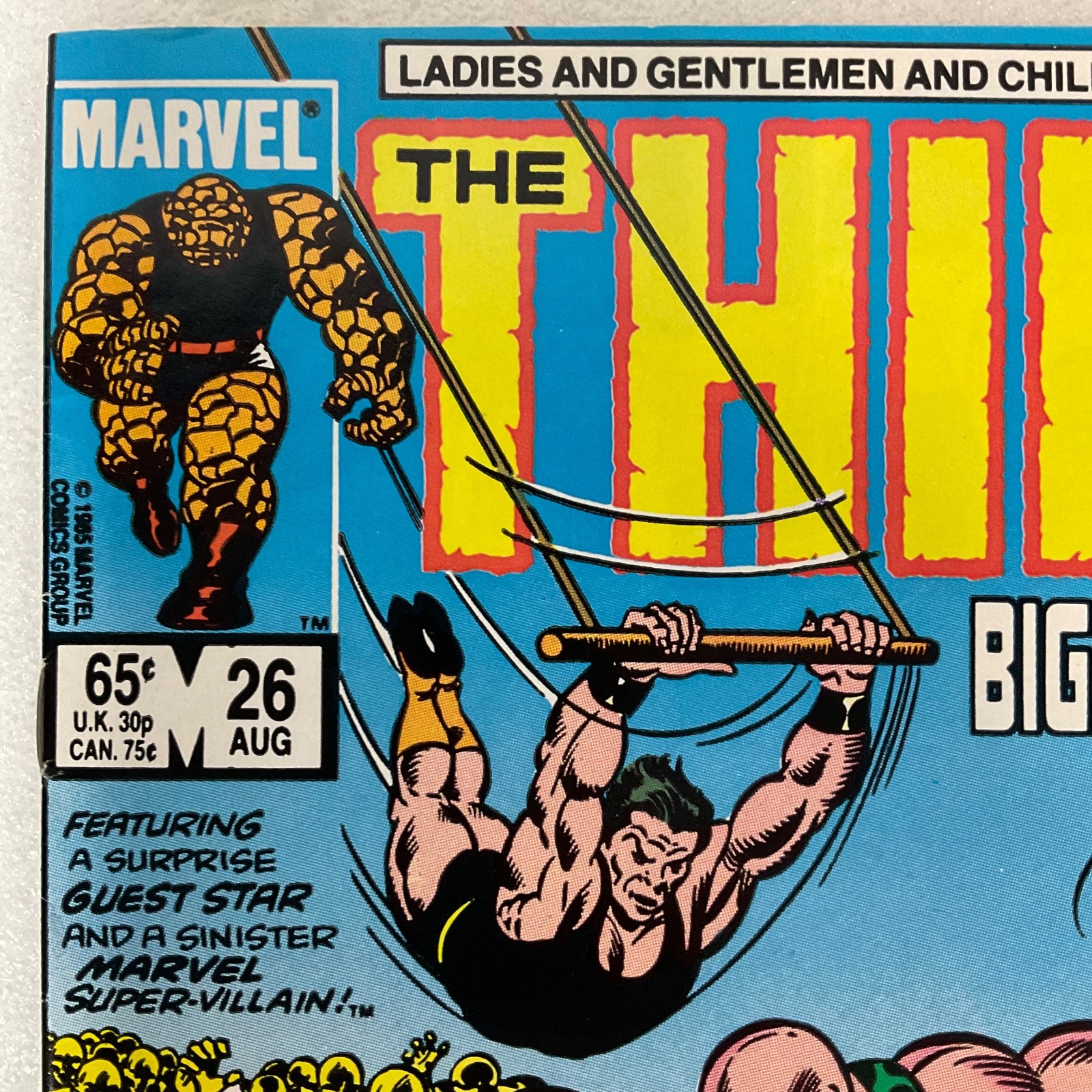 The Thing #26 Aug 1985 Marvel Comic Big Top Brawl Circus Battle Vintage - Image 5
