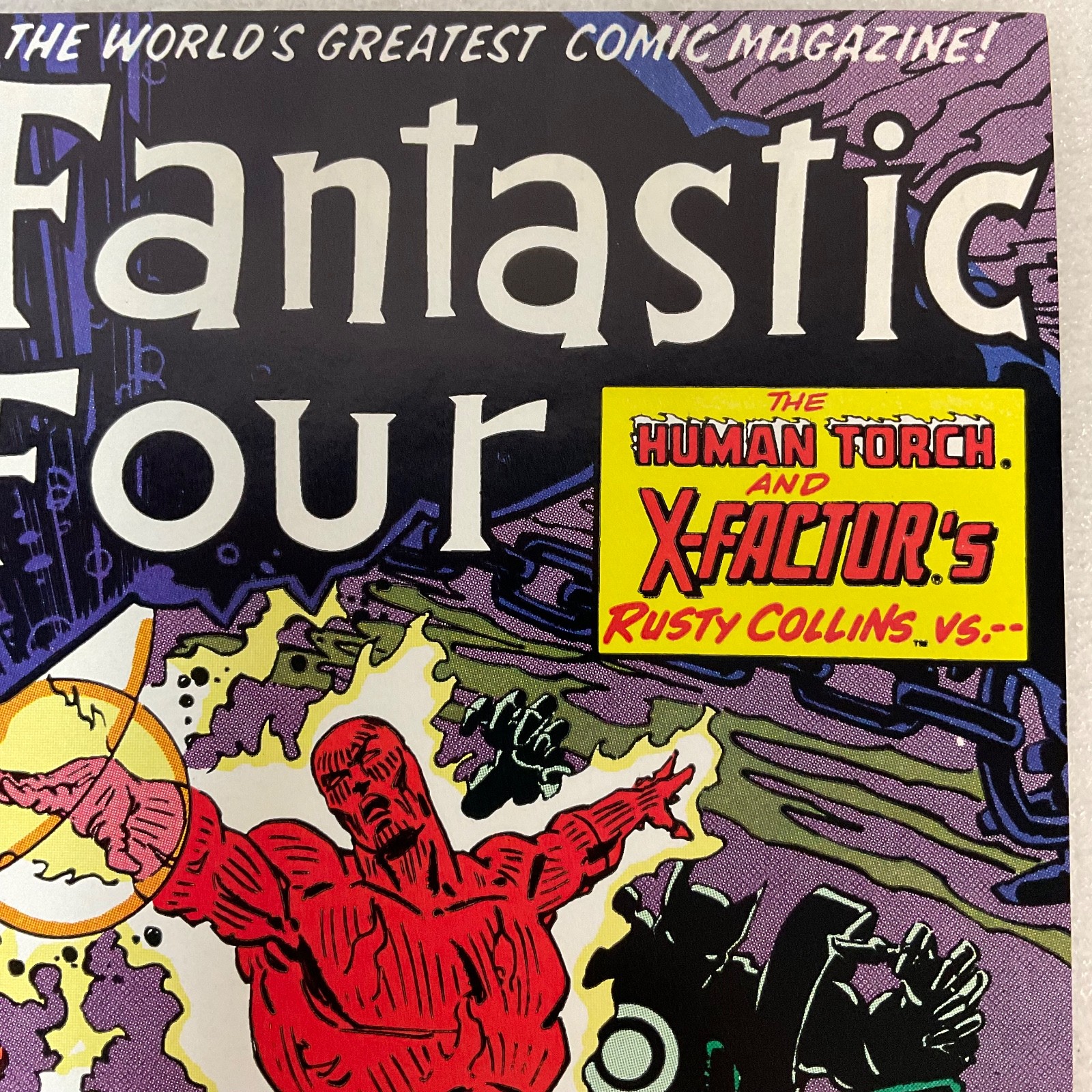 Fantastic Four #342 July 1990 Marvel Comic Spider-Man Cameo Human Torch Story - Image 6