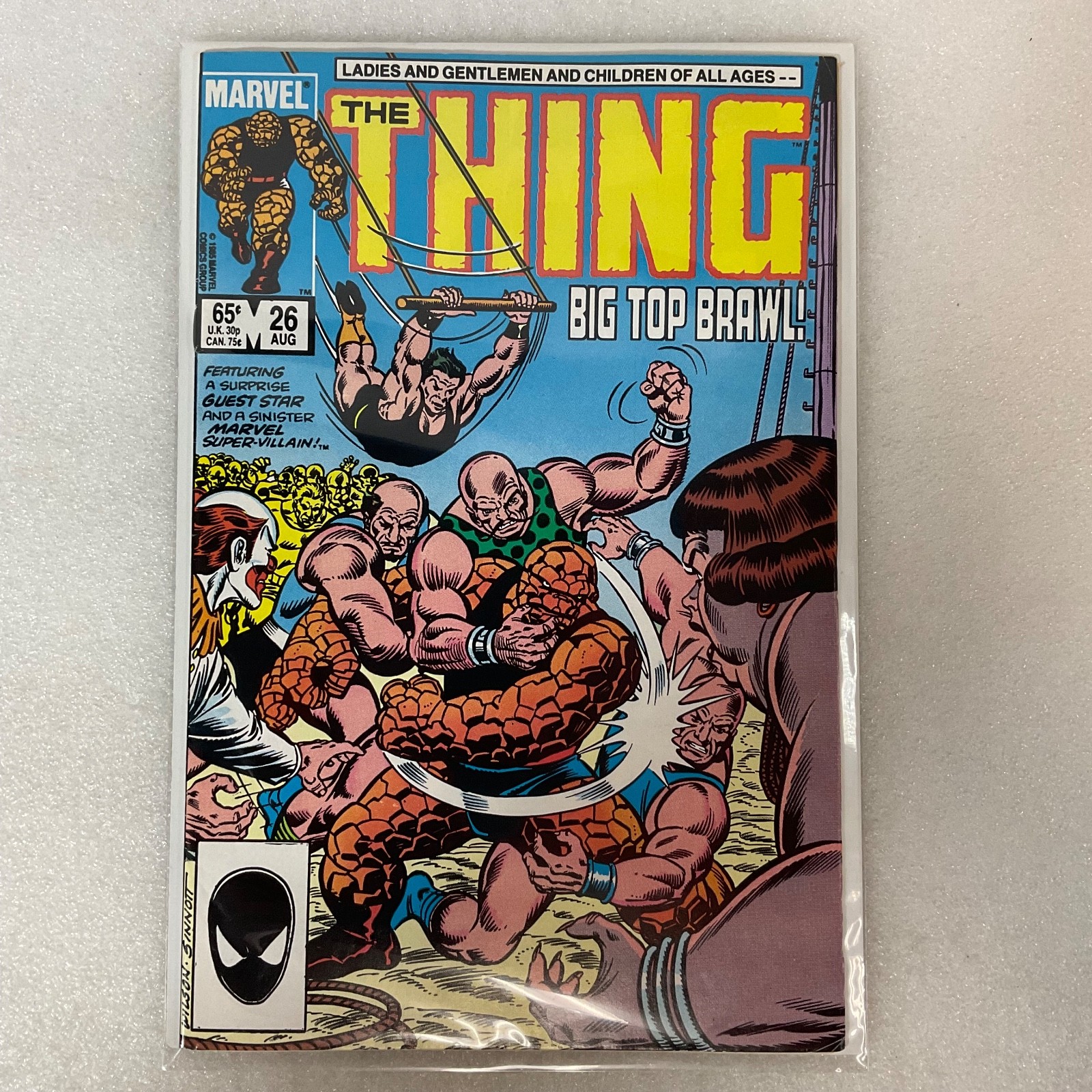 The Thing #26 Aug 1985 Marvel Comic Big Top Brawl Circus Battle Vintage - Image 13