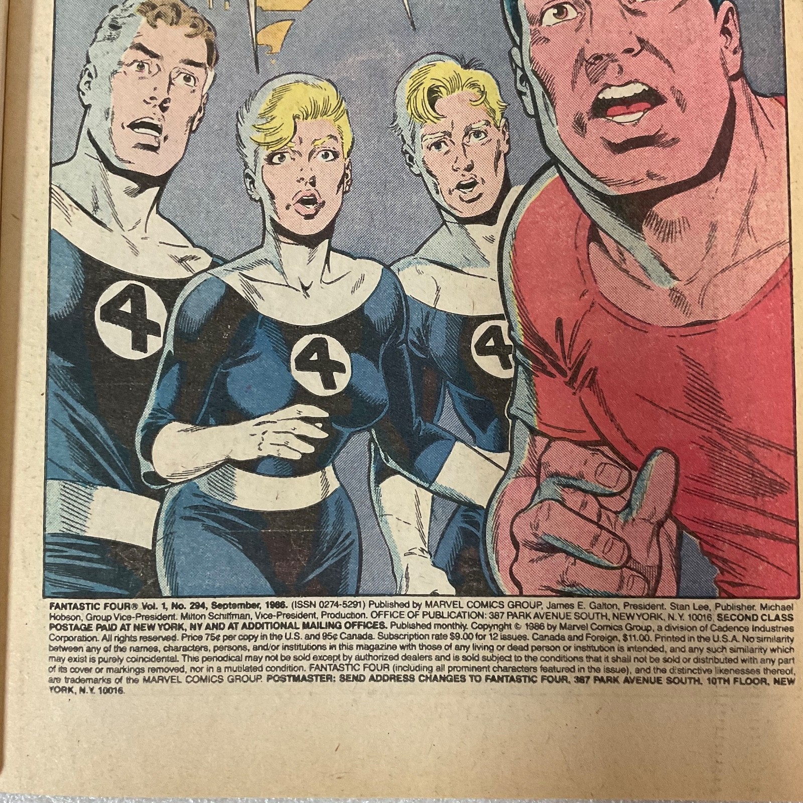 Fantastic Four #294 Marvel Comic Sep 1986 25th Anniversary Byrne Ordway - Image 12
