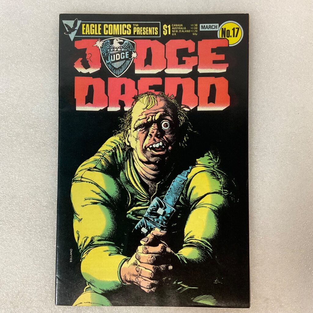 Judge Dredd Comic Book No 17 March 1985 Eagle Comics Vintage Sci-Fi Action - Image 1
