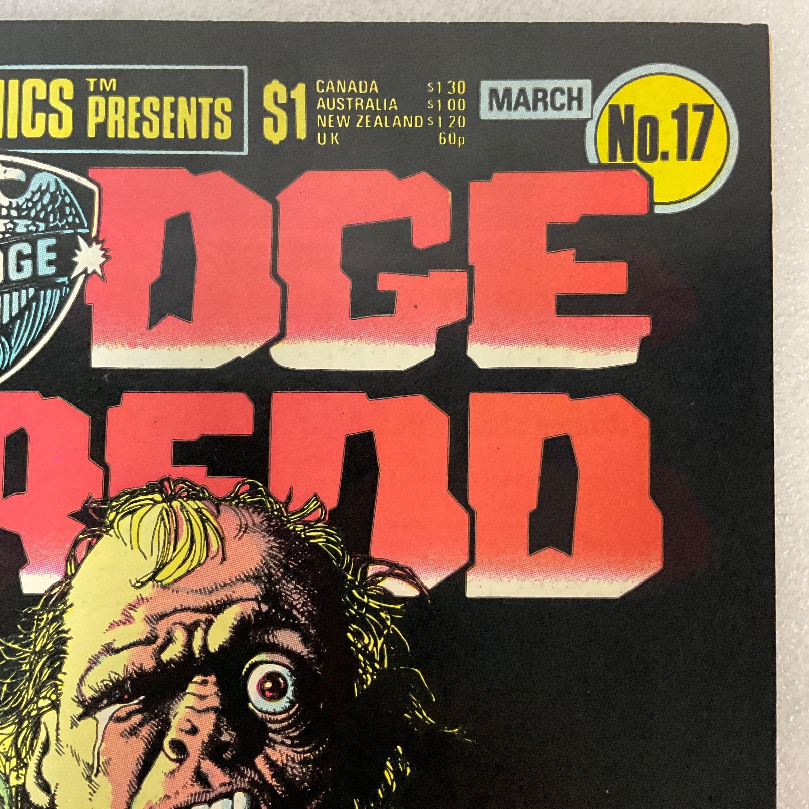 Judge Dredd Comic Book No 17 March 1985 Eagle Comics Vintage Sci-Fi Action - Image 6